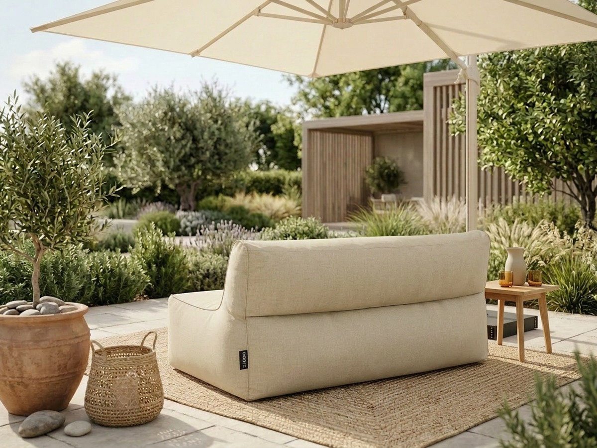Bobochic Riviera Sofamodul 2-Sitzer Stoff Beige