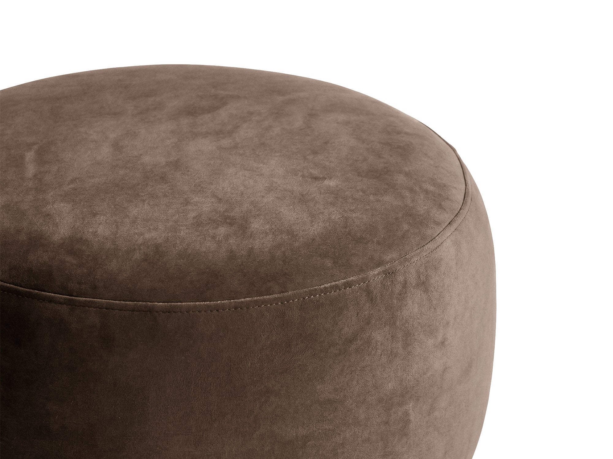 Micadoni Amalta Pouf Samt Salvador Schokolade