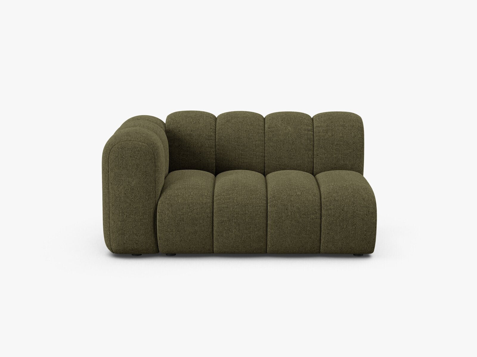 Micadoni Modul Lupine 2-Sitzer Links Chenille Eden Grün