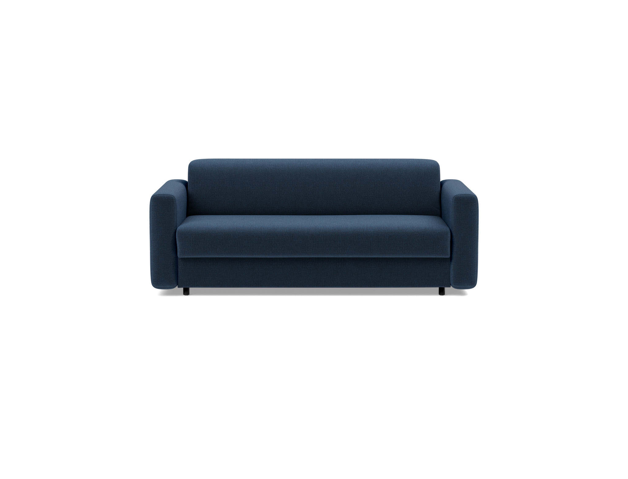 Schlafsofa Killian mit Memory-Matratze 140 Chenille Esina 414-Indigo-Blue