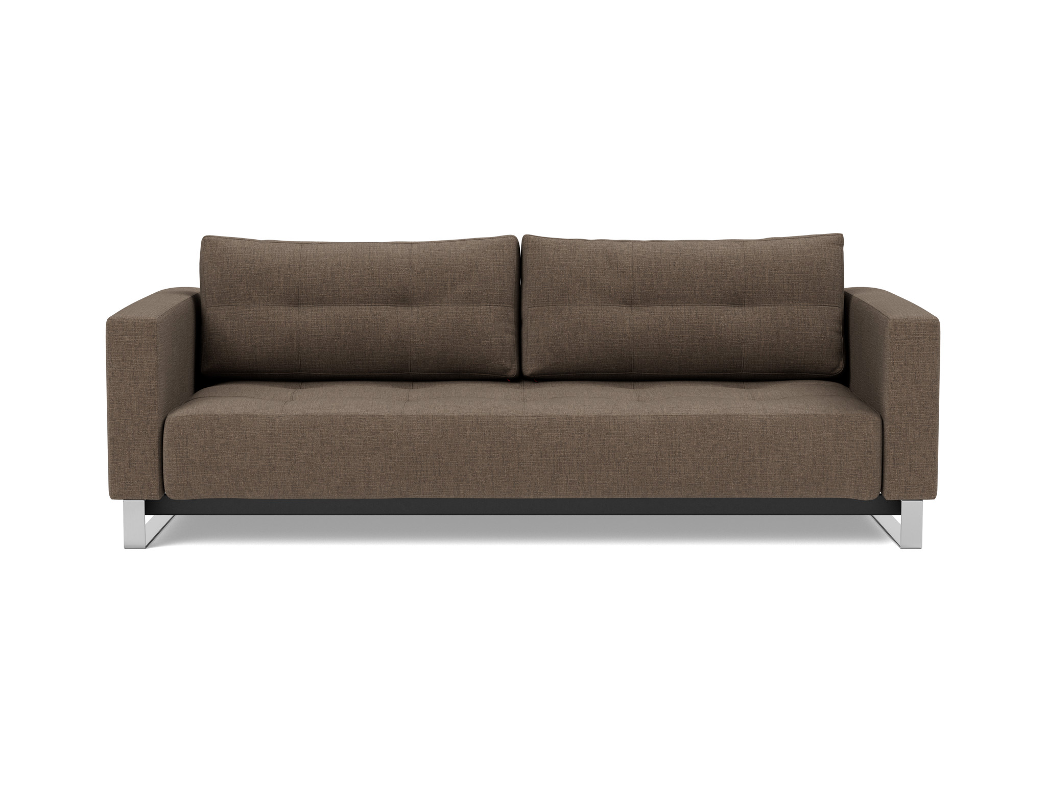 Schlafsofa Cassius D.E.L. Chenille Esina 411-Cedar-Brown