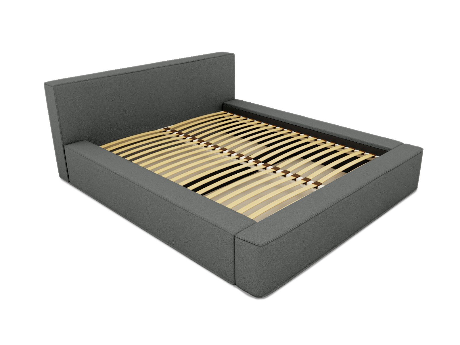 Polsterbett Delano Boucle 140x200 mit Metallrahmen Now Or Never 92