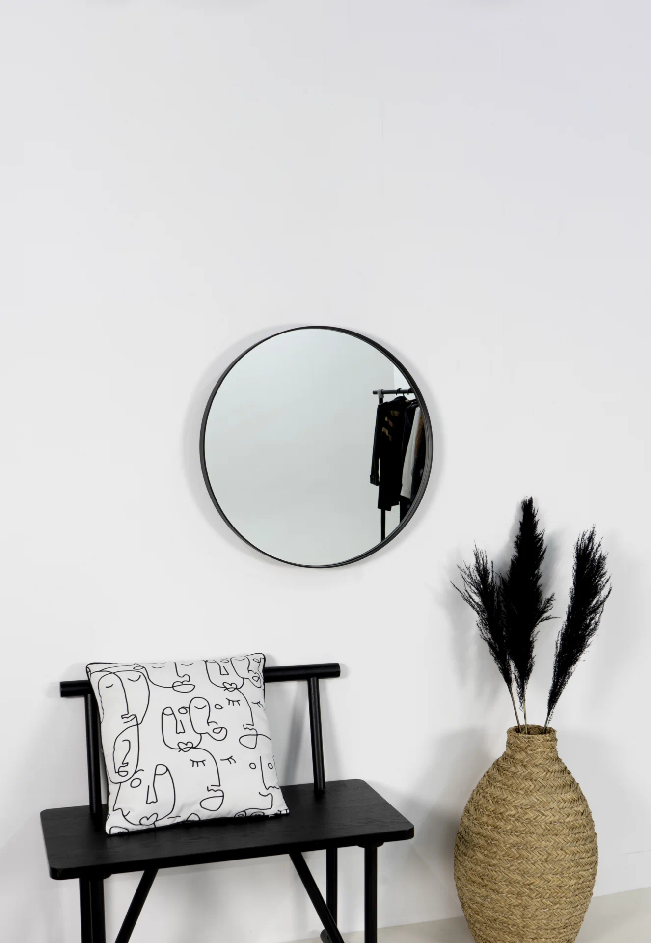 Spinder Design Spiegel Donna 3  Schwarz