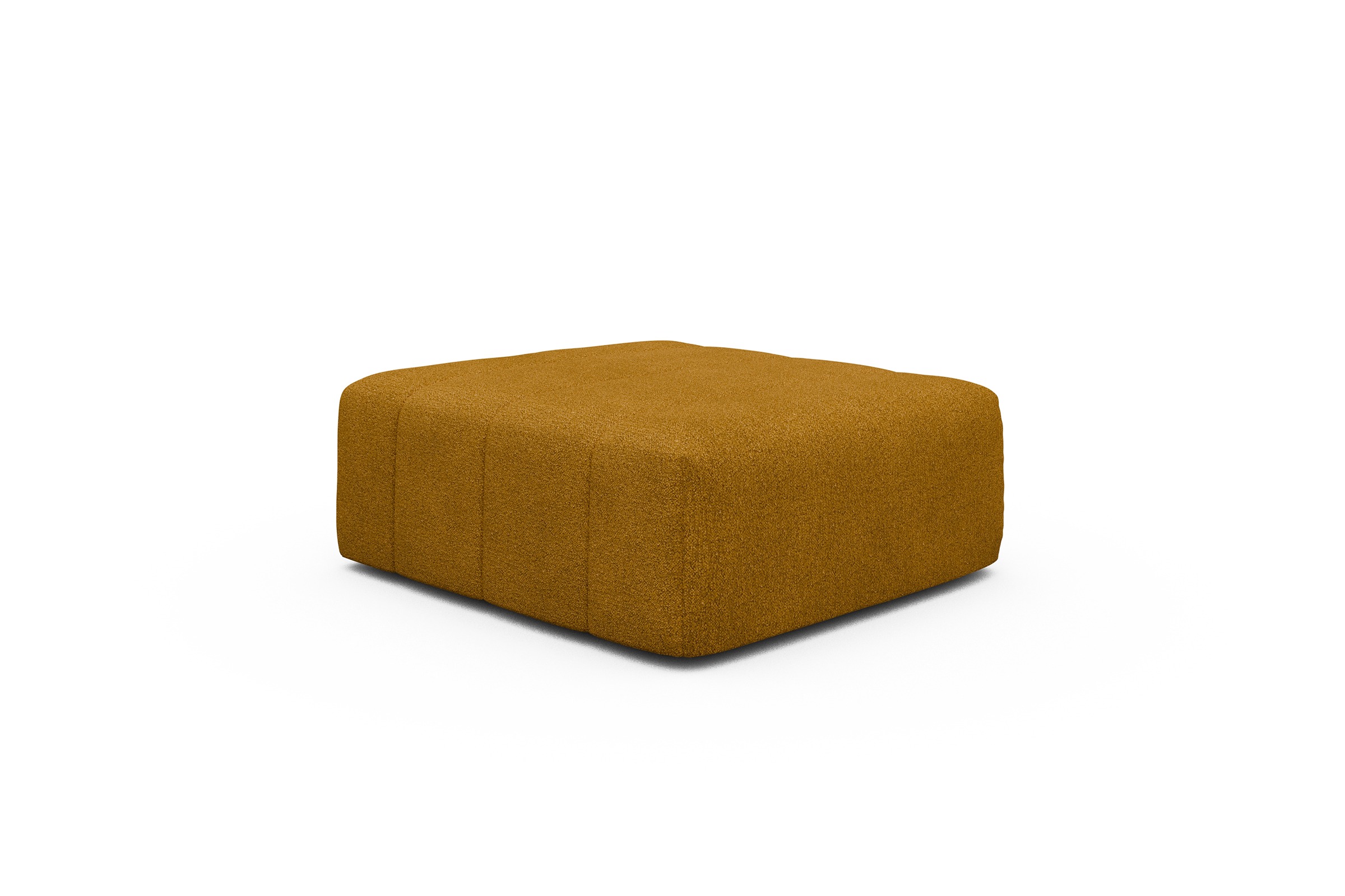 Sitzhocker Hugo Ottomane Boucle-Ochre