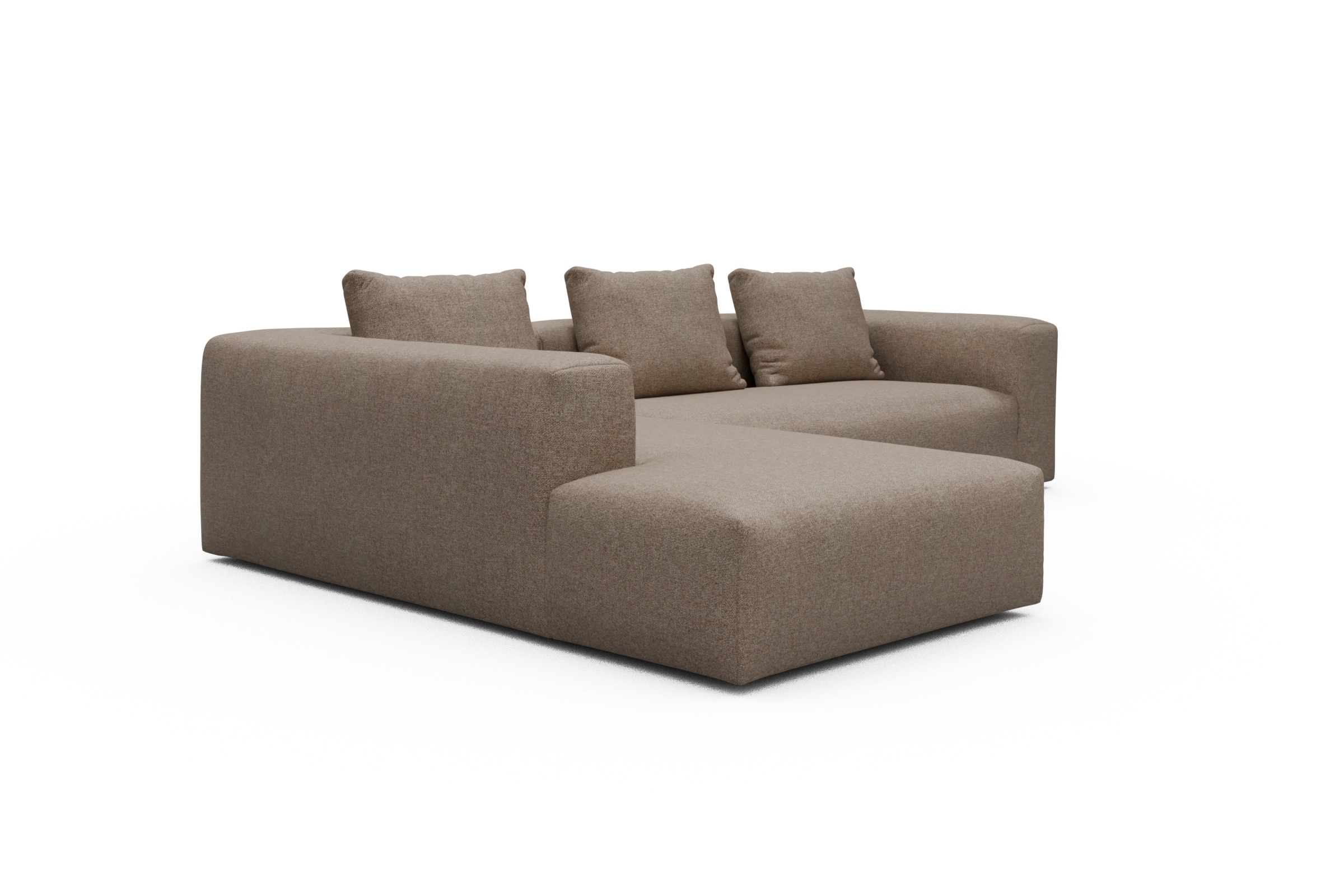 Ecksofa Fred Relax-Ecke links mit 2,5-Sitzer Sama-Antelope