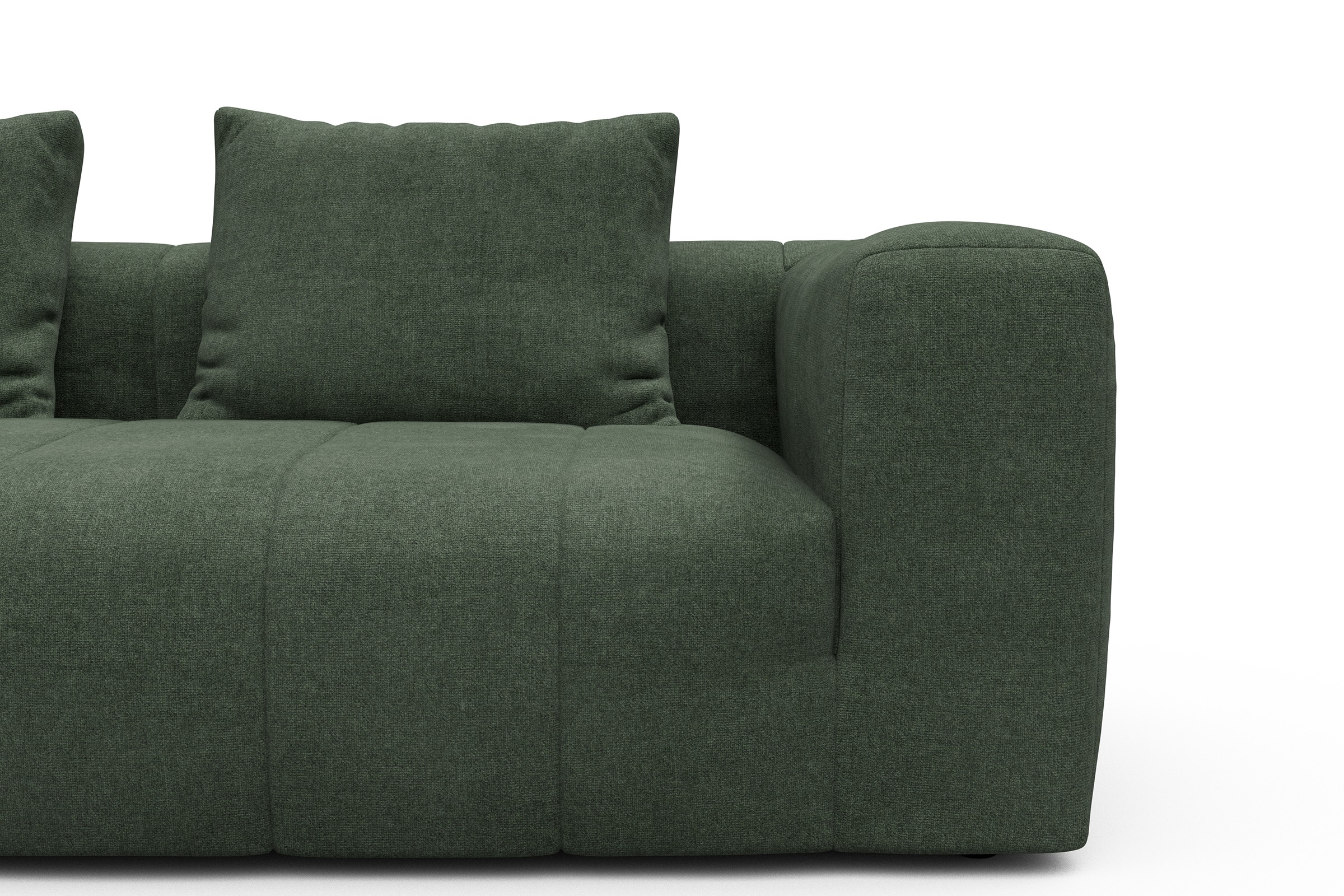 Sofa Hugo 3-Sitzer Casone-Forest-Green