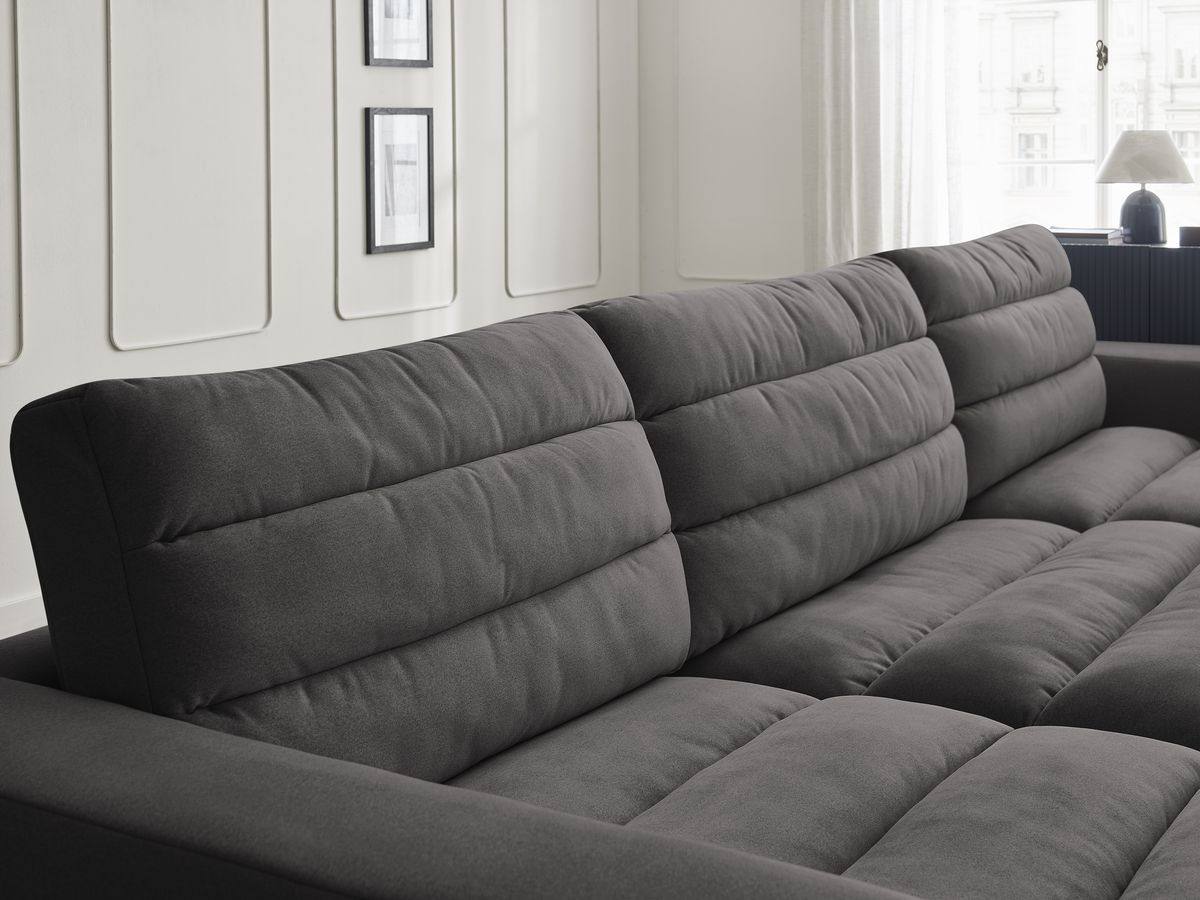 Bobochic Sierra Sofa 4-Sitzer Samt Schwarz