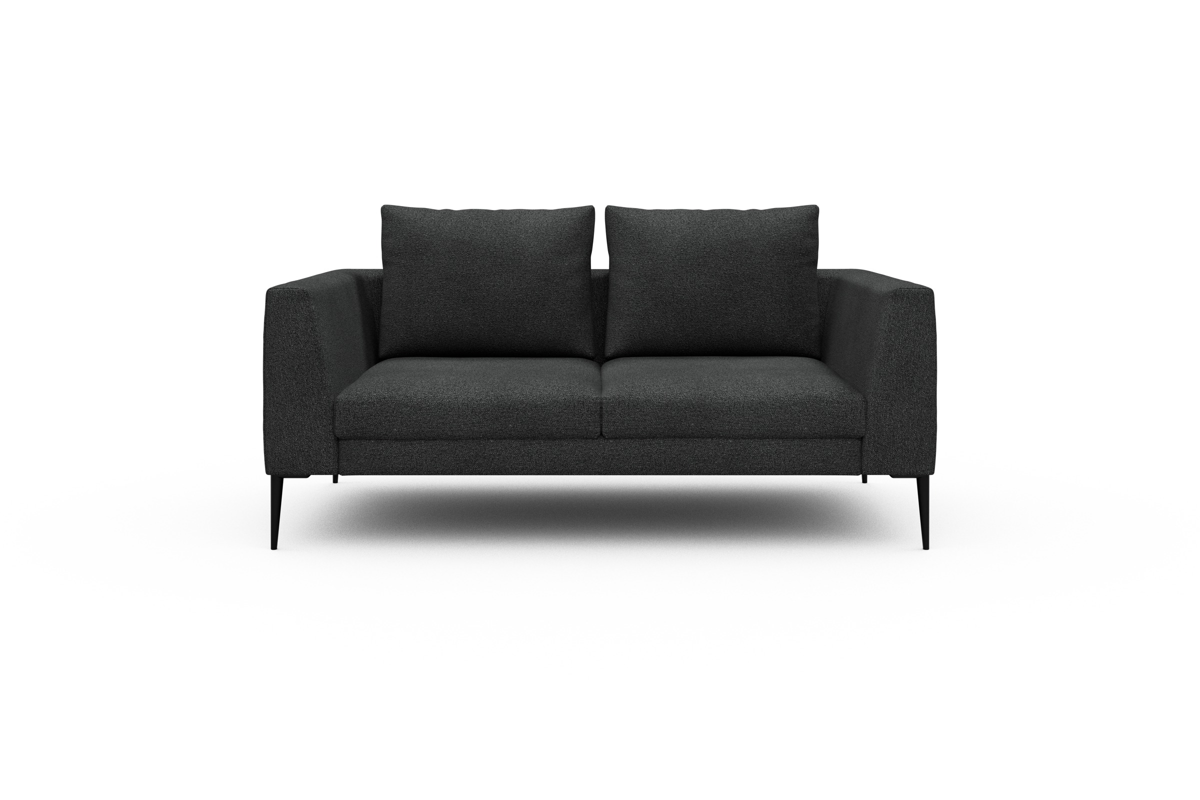 Skandi Home Sofa Paul 2-Sitzer Boucle-Charcoal moebelfaktor