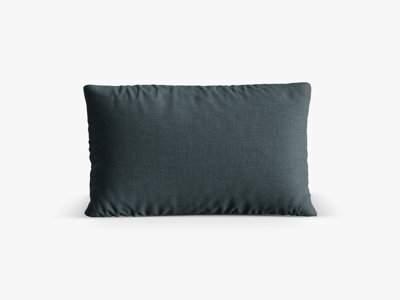 Micadoni Kissen Nuria Strukturierter Stoff Dunkel Petrol 60x40x17