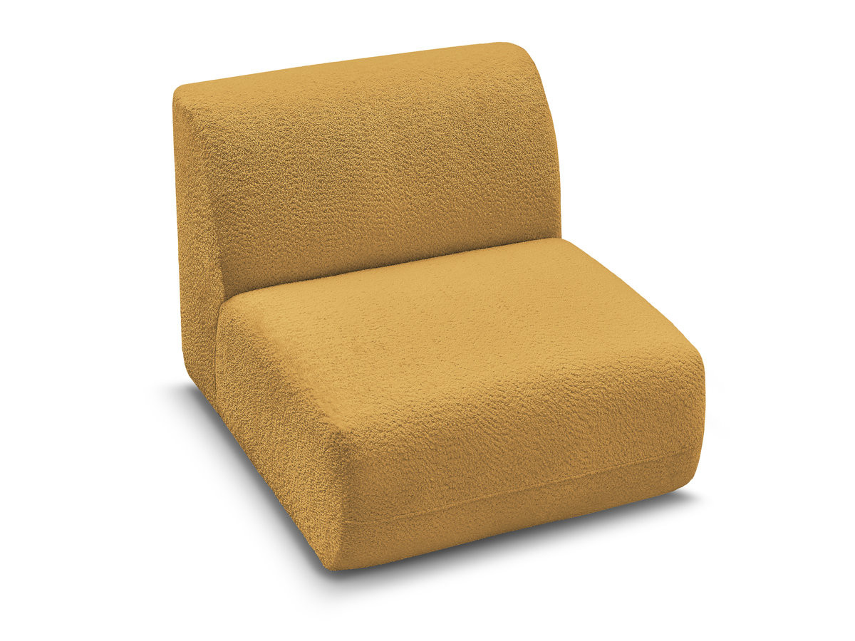 Bobochic Anda Sofamodul 1-Sitzer 84 × 103 cm Chenille Gelb