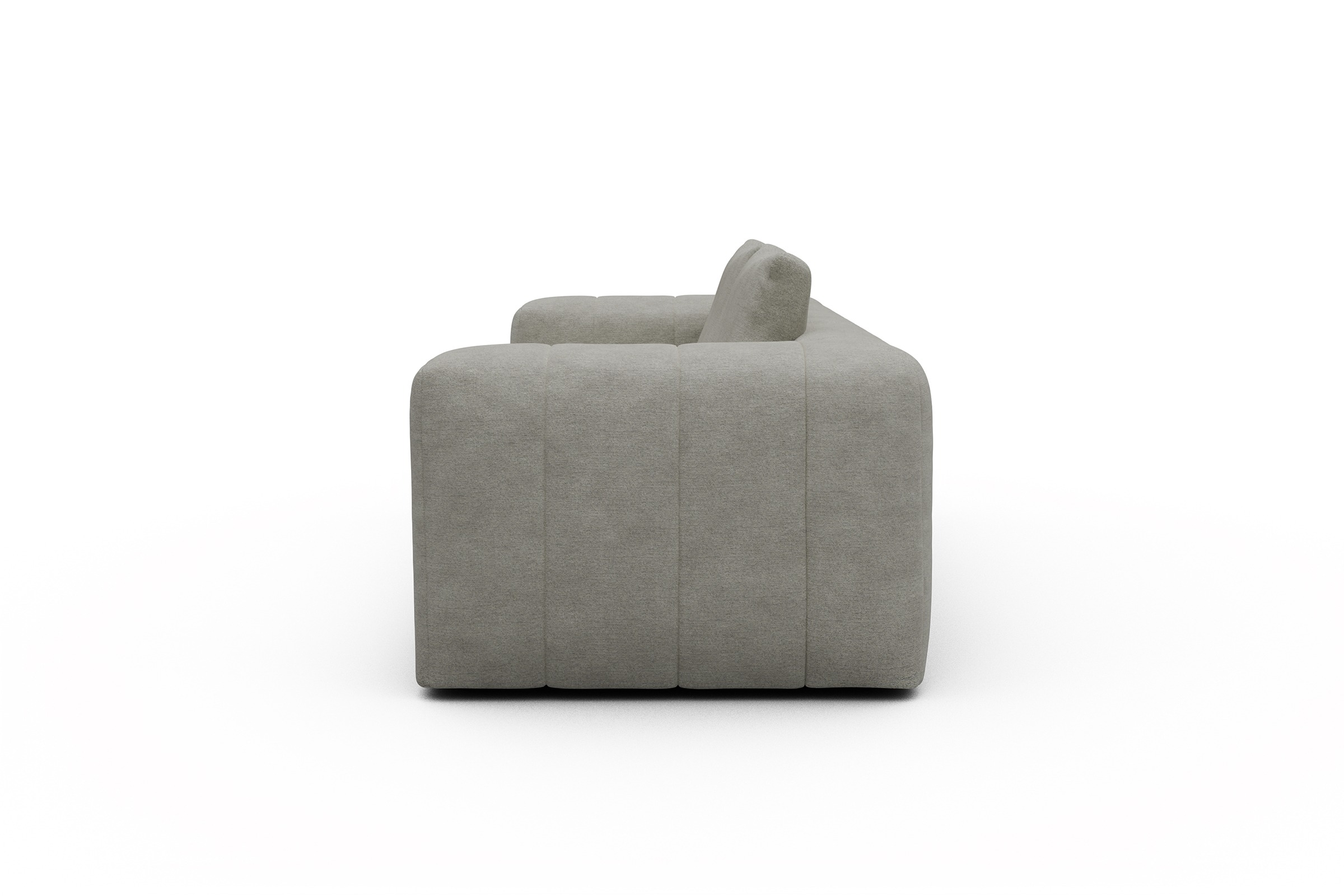 Sofa Hugo 3-Sitzer Carreno-Moon-Stone-White
