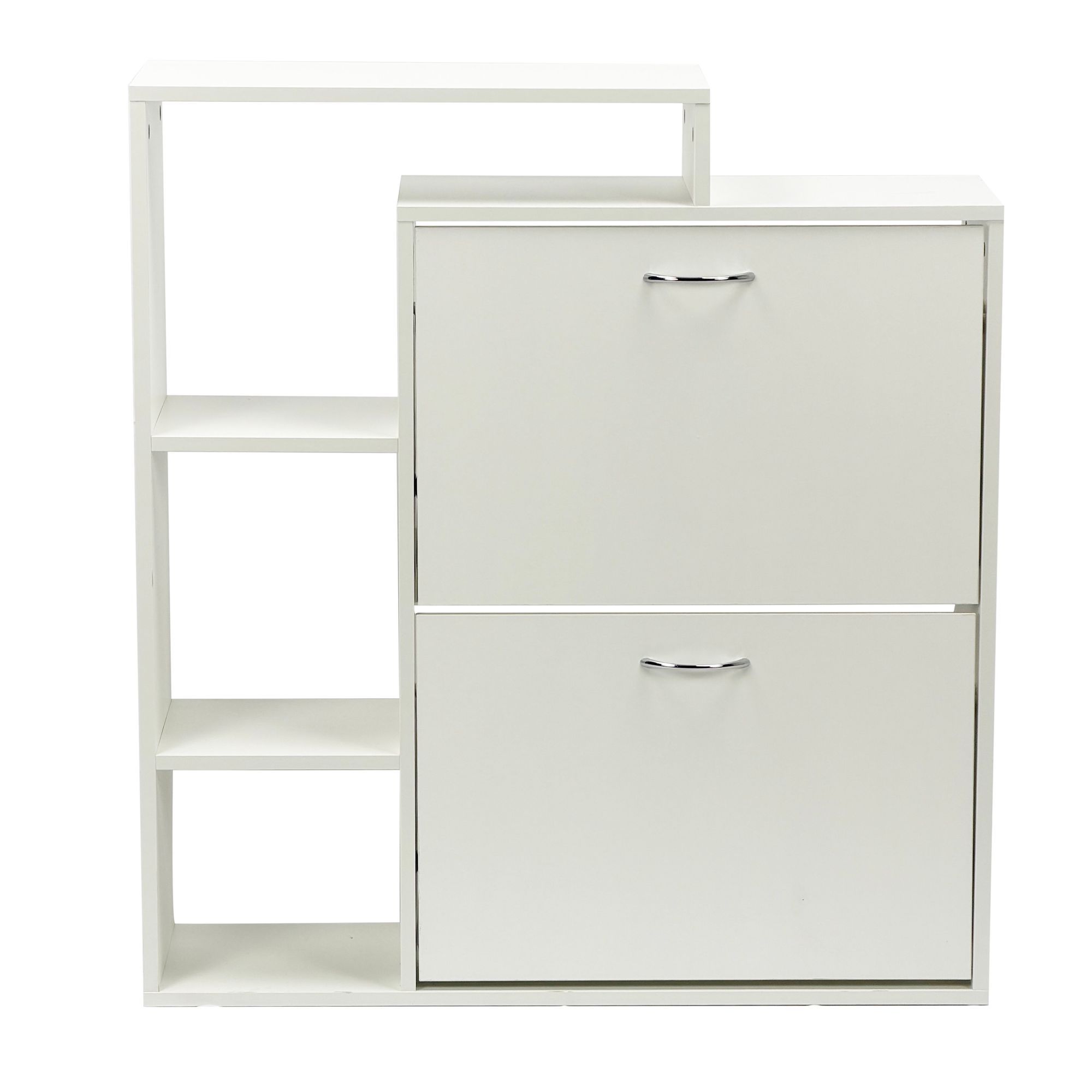 Schuhkommode Ulsvag Weiß 85 × 24 × 93 cm