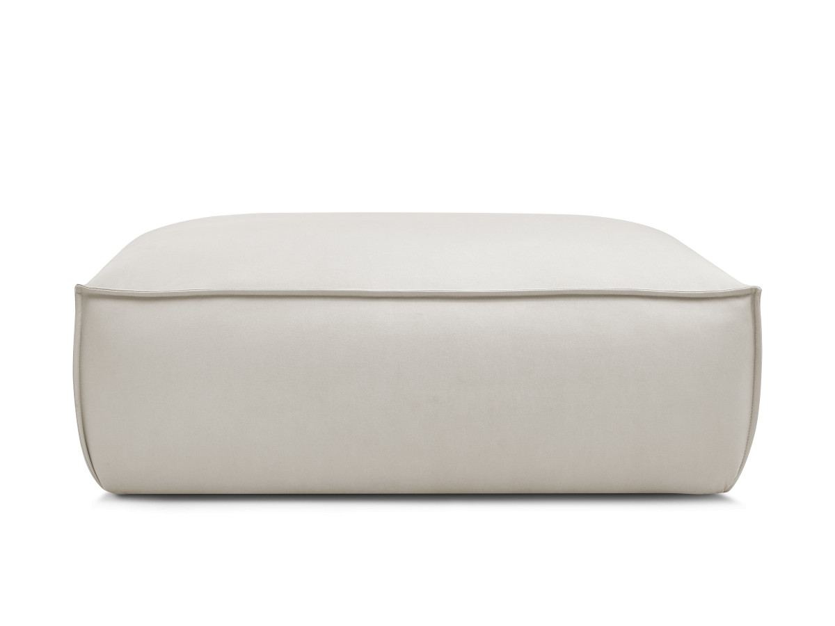 Bobochic Boheme Pouf Kunstleder Beige