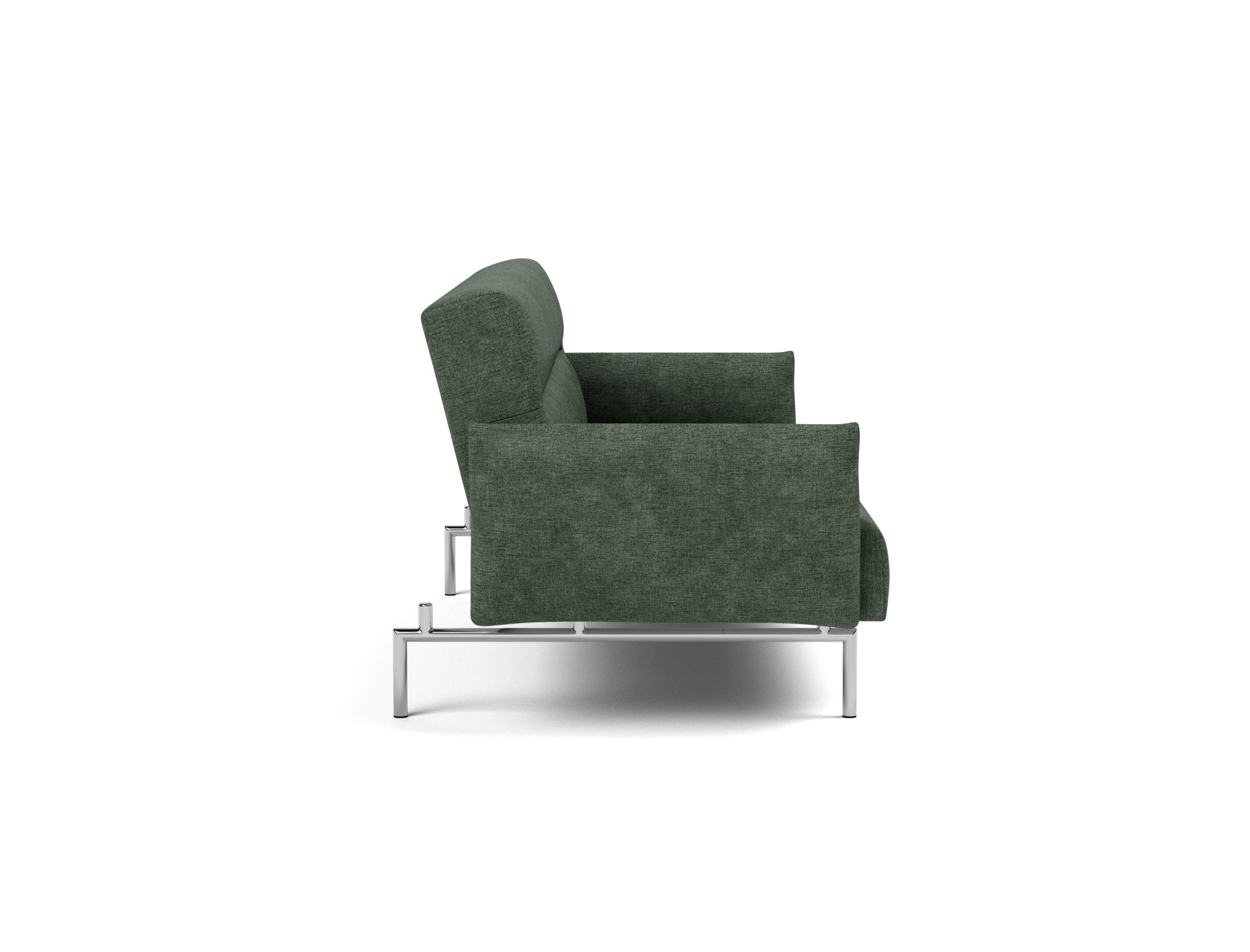 Schlafsofa Jillis mit Armlehnen Flachgewebe Avella 281-Pine-Green
