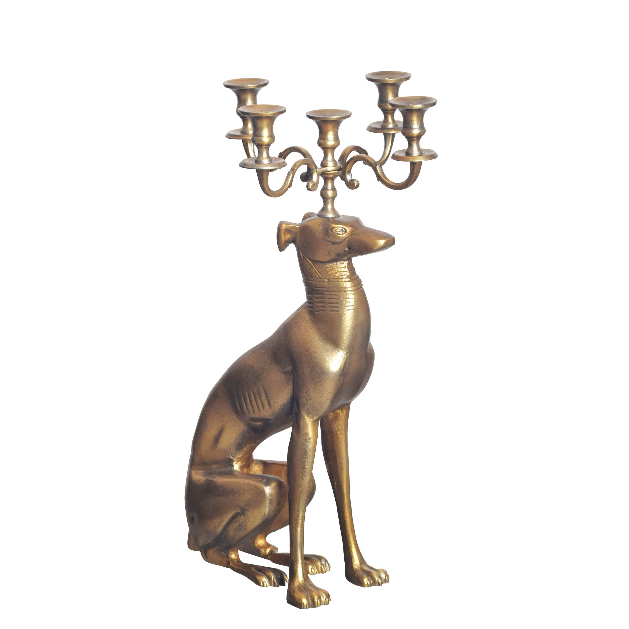 Kerzenhalter Ikornnes Aluminium Gold 26 × 40 × 69 cm