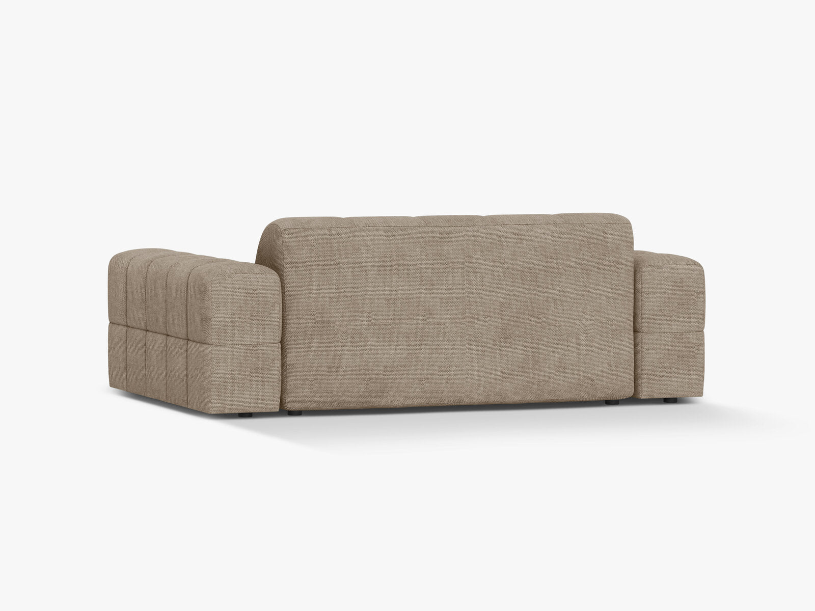 Micadoni Jennifer Sofa 2-Sitzer Chenille Eden Dunkelbeige