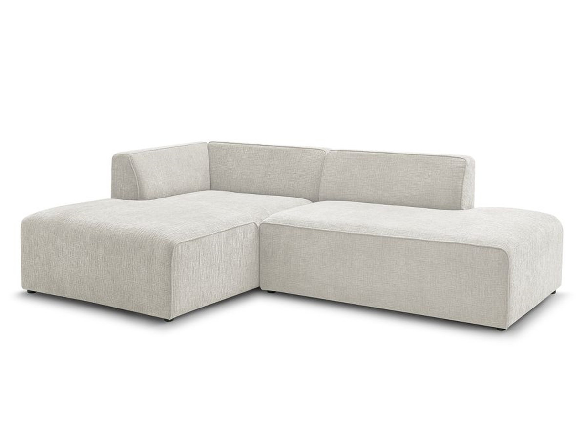 Bobochic Megeve Ecksofa Strukturstoff Beige Ecke links