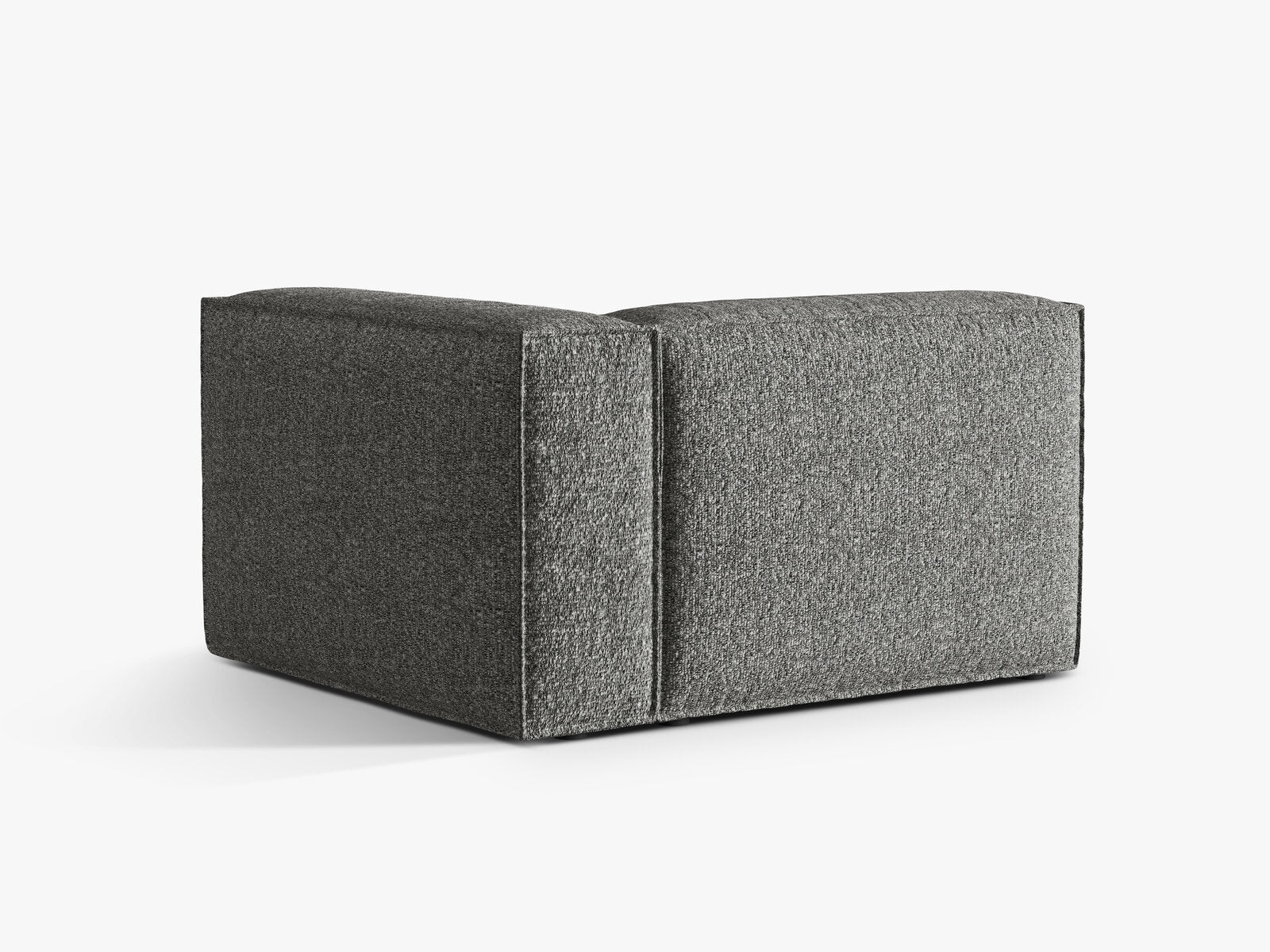 Micadoni Eckmodul Groß Nuria 1-Sitzer Rechts Boucle Graphit