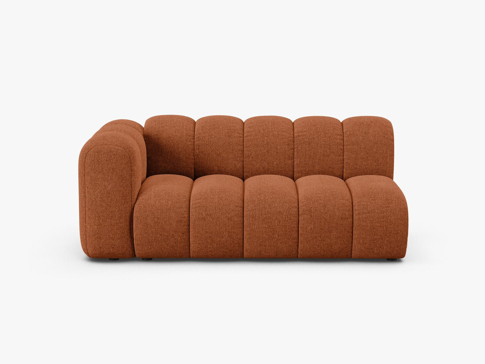 Micadoni Modul Lupine 3-Sitzer Chenille Eden Ziegel Links