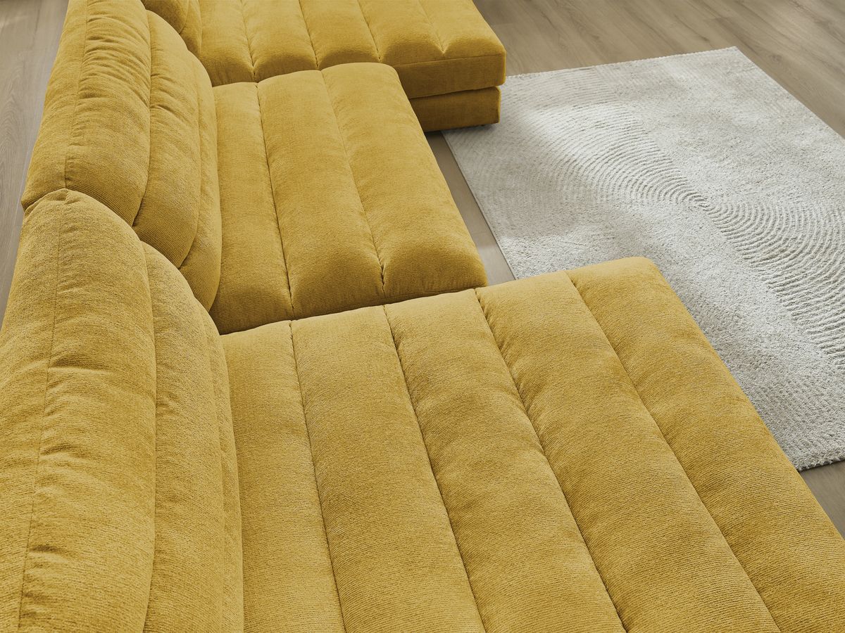 Bobochic Sierra Wohnlandschaft Strukturstoff Gelb