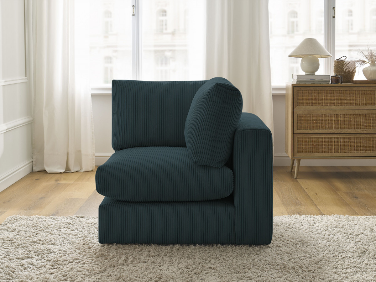 Bobochic Paris Eckmodul Cordsamt Dunkelblau