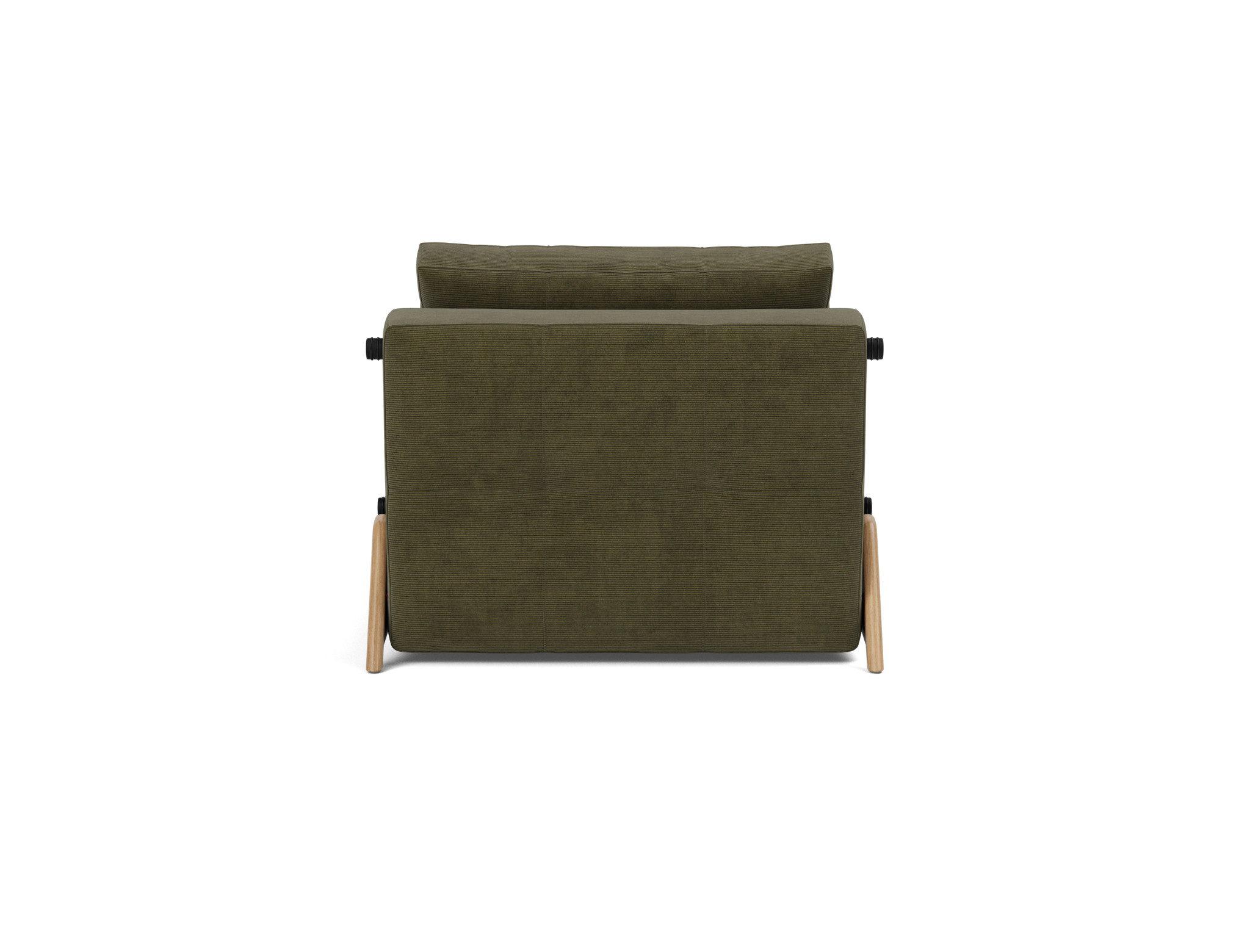 Schlafsessel Cubed 90 Kord Cordufine 316-Pine-Green Beine Eiche