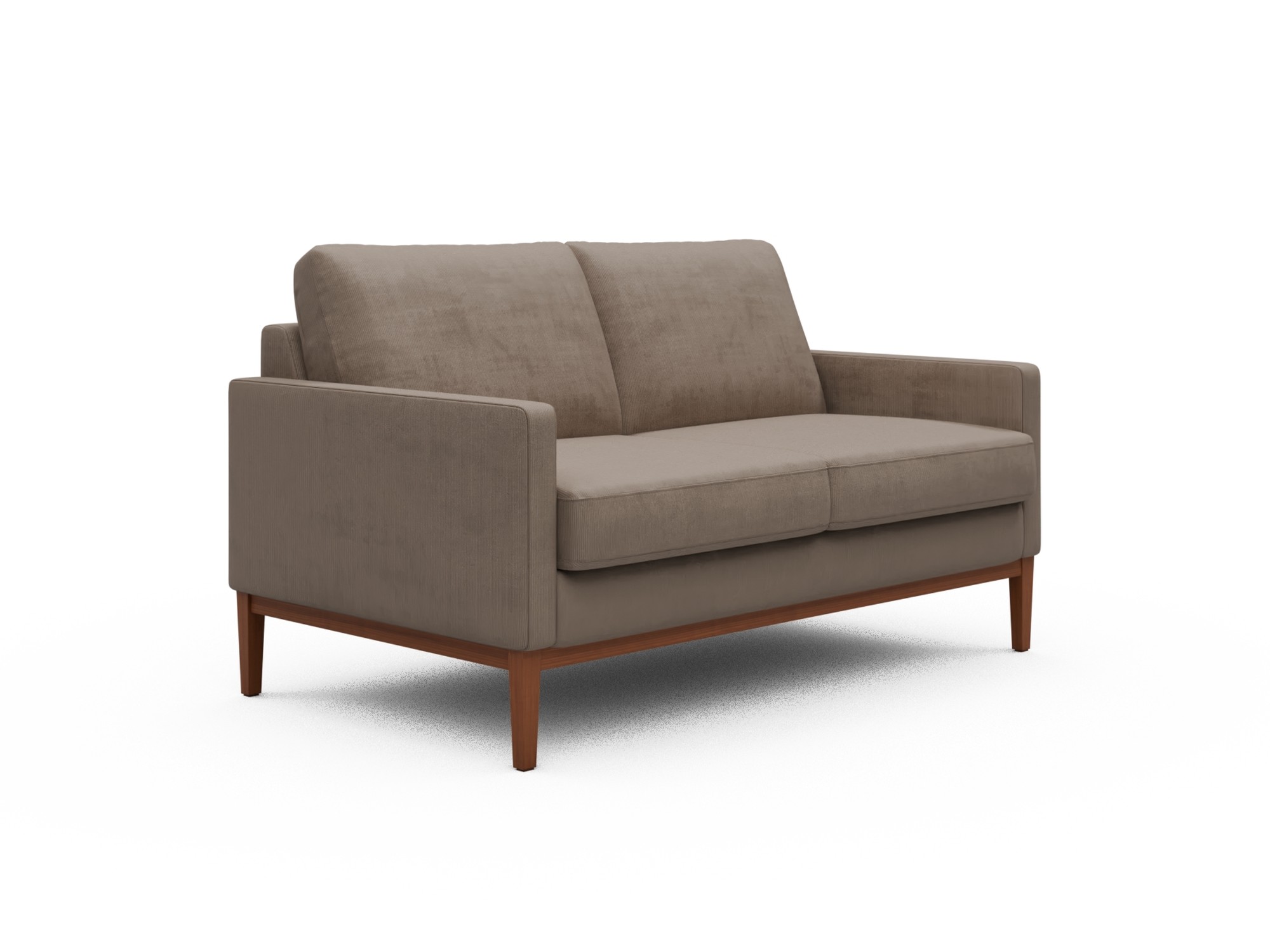 Skandi Home Sofa Bodo 2-Sitzer Cordufine-Beige moebelfaktor