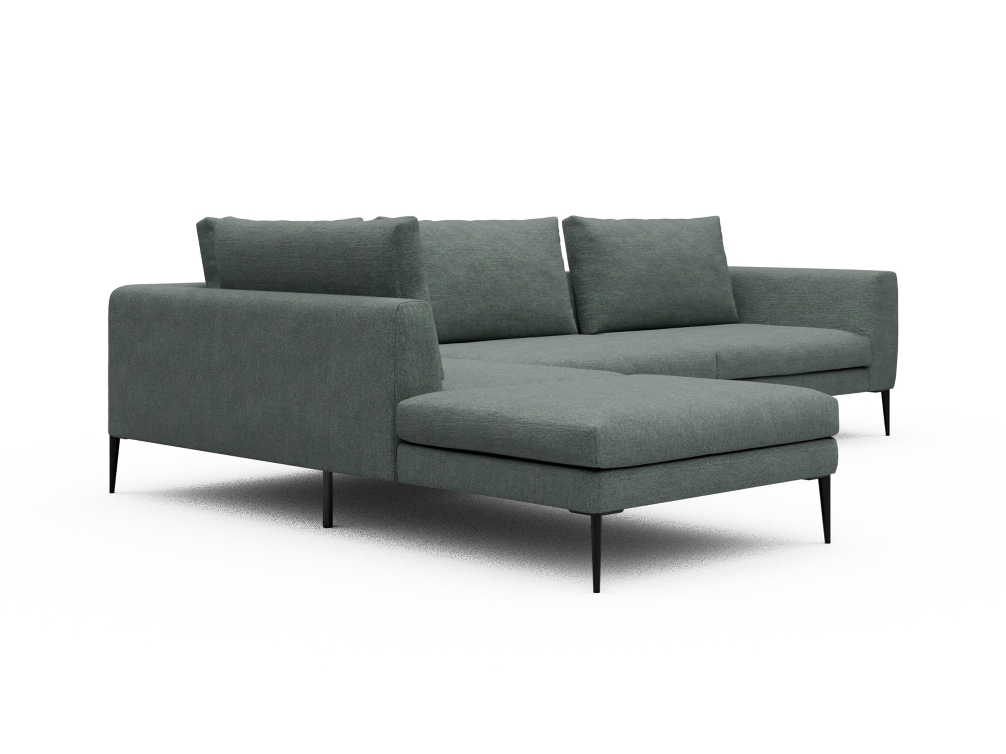 Skandi Home Ecksofa Paul Relax-Ecke links mit 3-Sitzer Carreno-Ice-Blue moebelfaktor