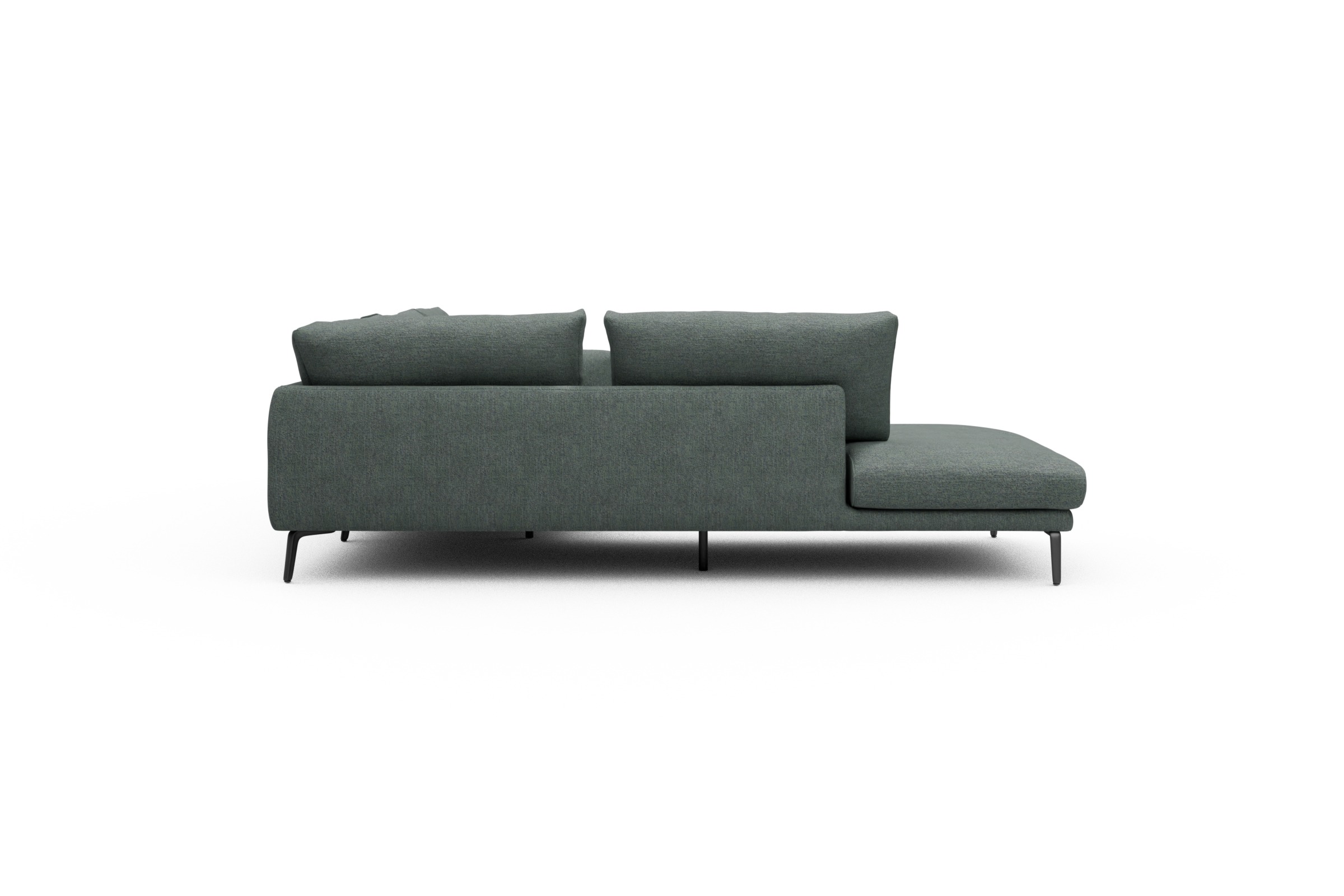 Ecksofa Karl Relax-Ecke links mit 2,5-Sitzer Carreno-Ice-Blue