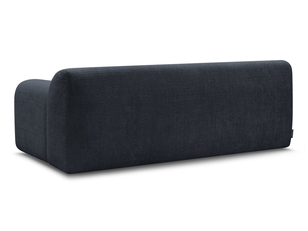 Bobochic Melisse Sofa 2-Sitzer Strukturstoff Blau