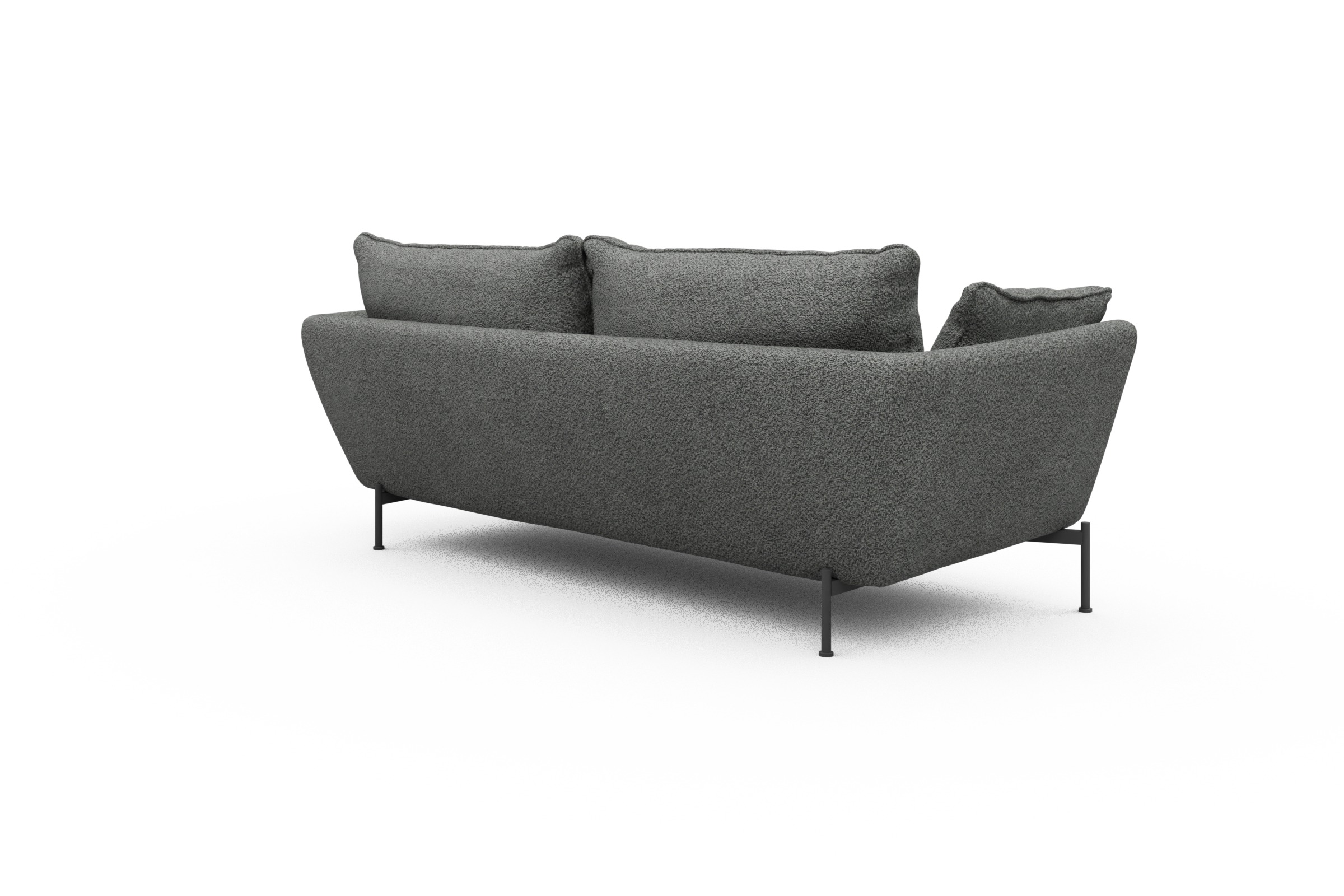 Sofa Anton PREMIUM 3-Sitzer Vanora-Warm-Grey
