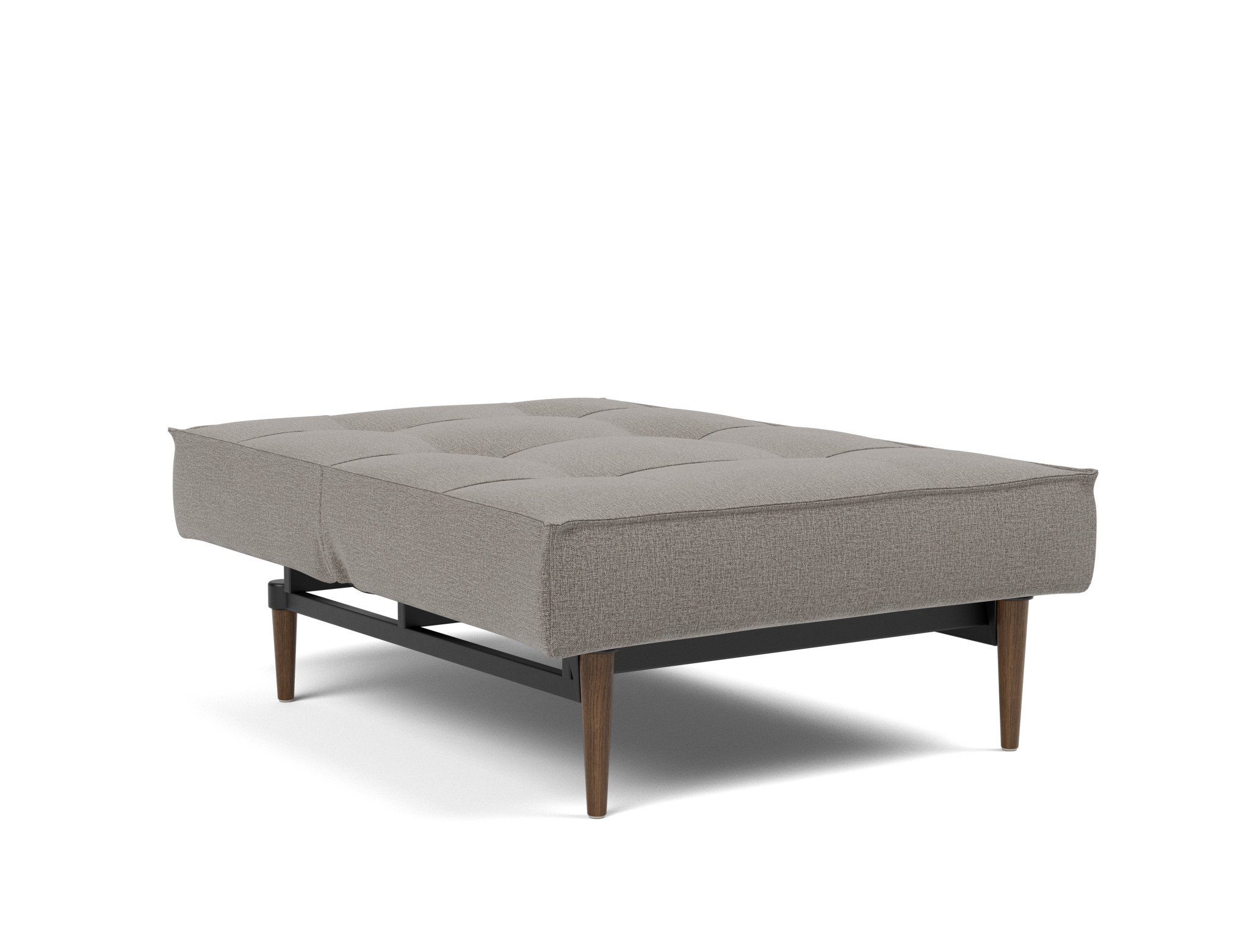 Sessel Splitback Flachgewebe Mixed Dance 521-Grey Beine Styletto Eiche dunkel
