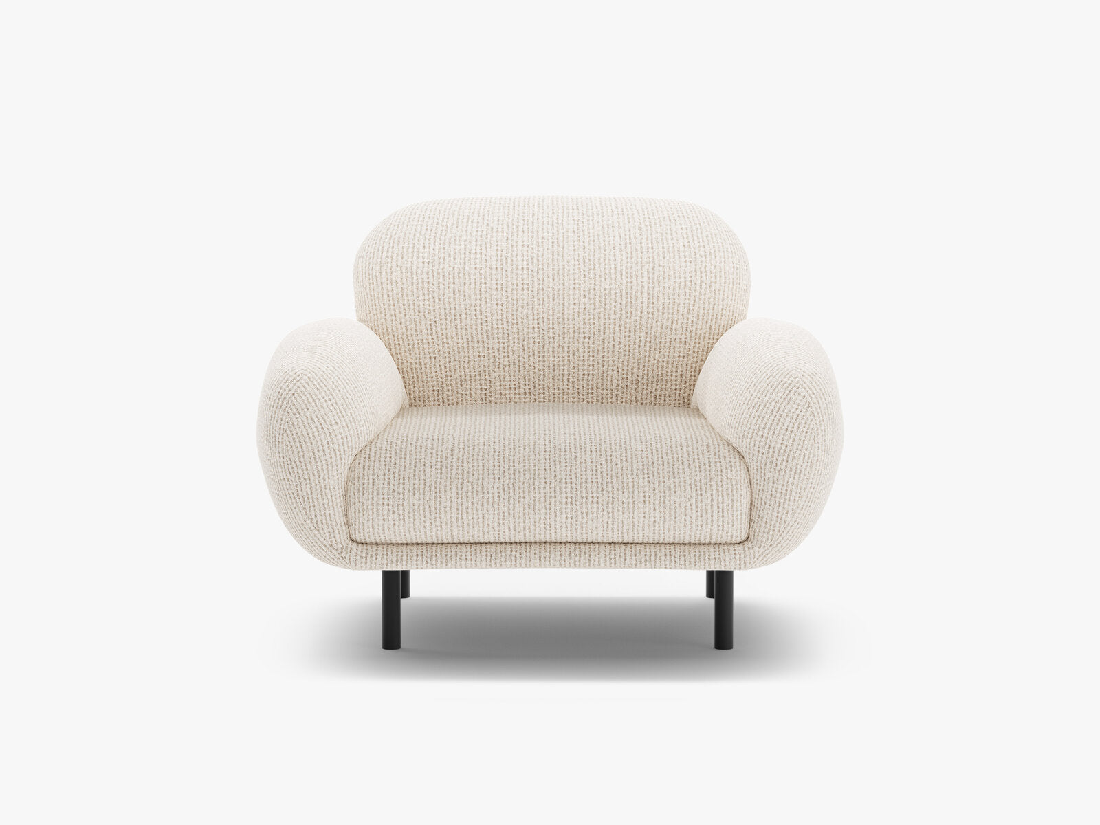 Micadoni Sessel Poppy Chenille Silencio Helles Beige
