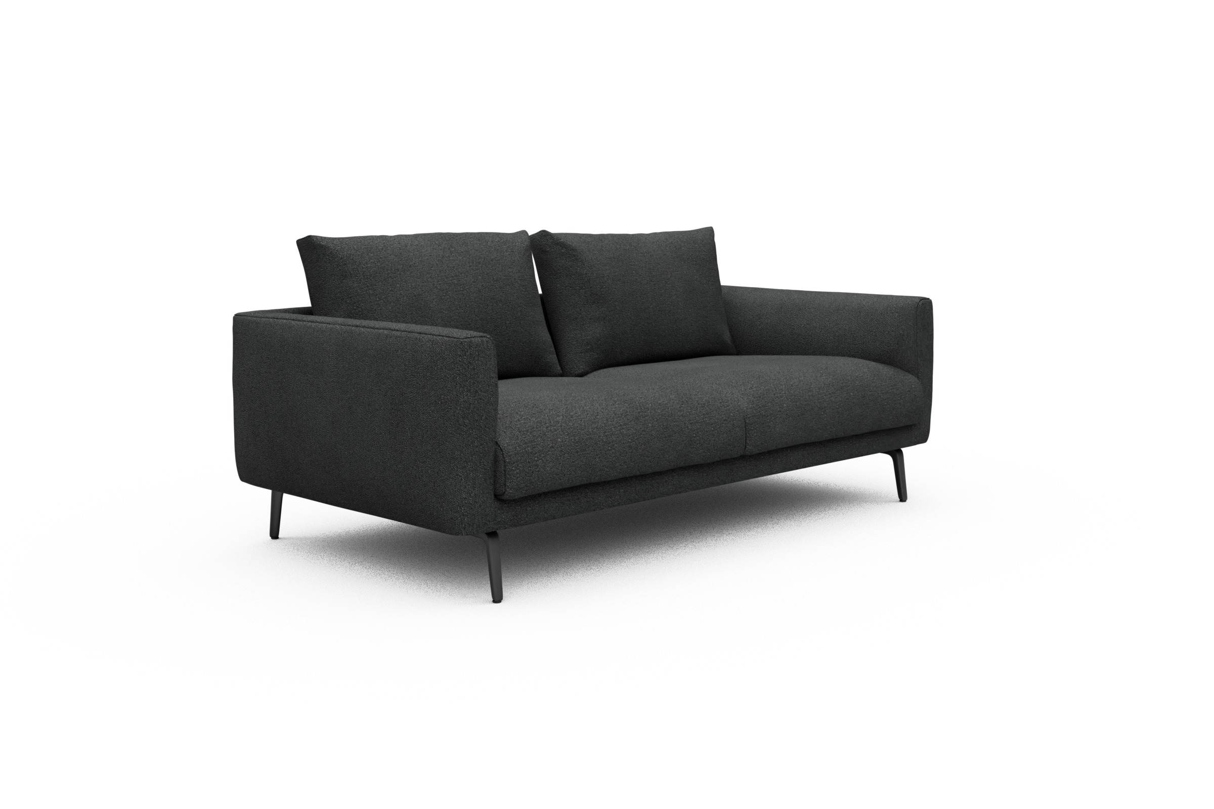 Sofa Karl 2-5-Sitzer Boucle-Charcoal
