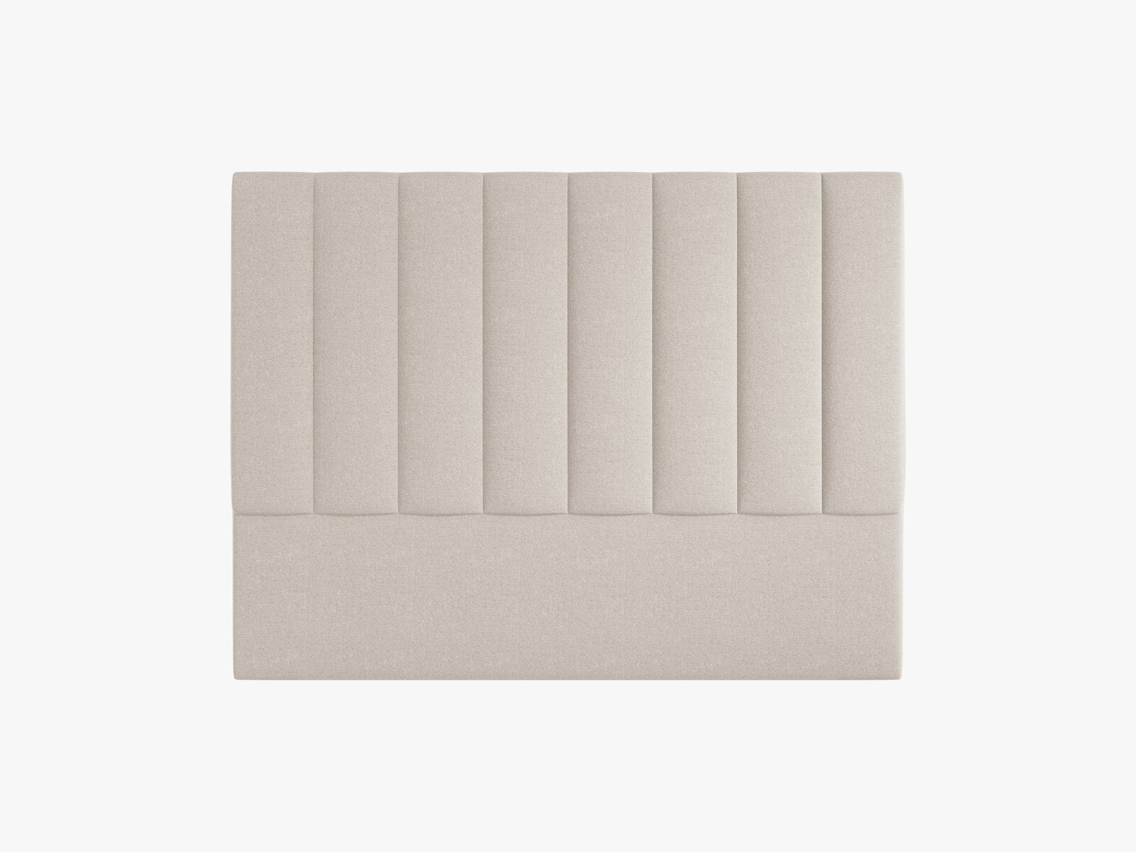 Micadoni Marl Polster-Kopfteil Chenille Eden Dunkelbeige 160x120