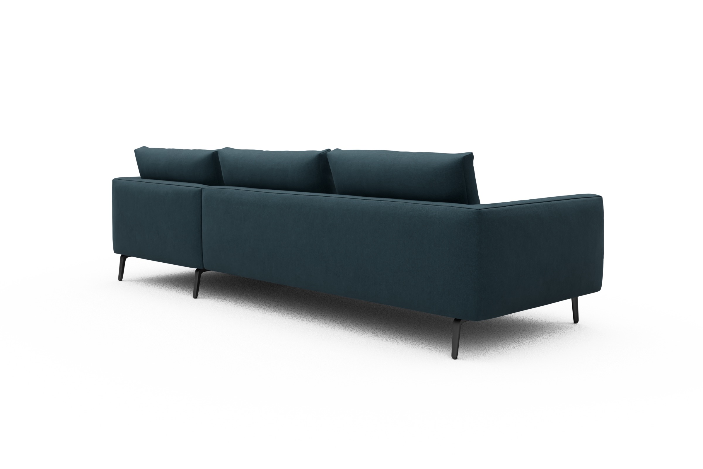 Ecksofa Karl Chaiselongue rechts mit 2,5-Sitzer Satya-Indigo