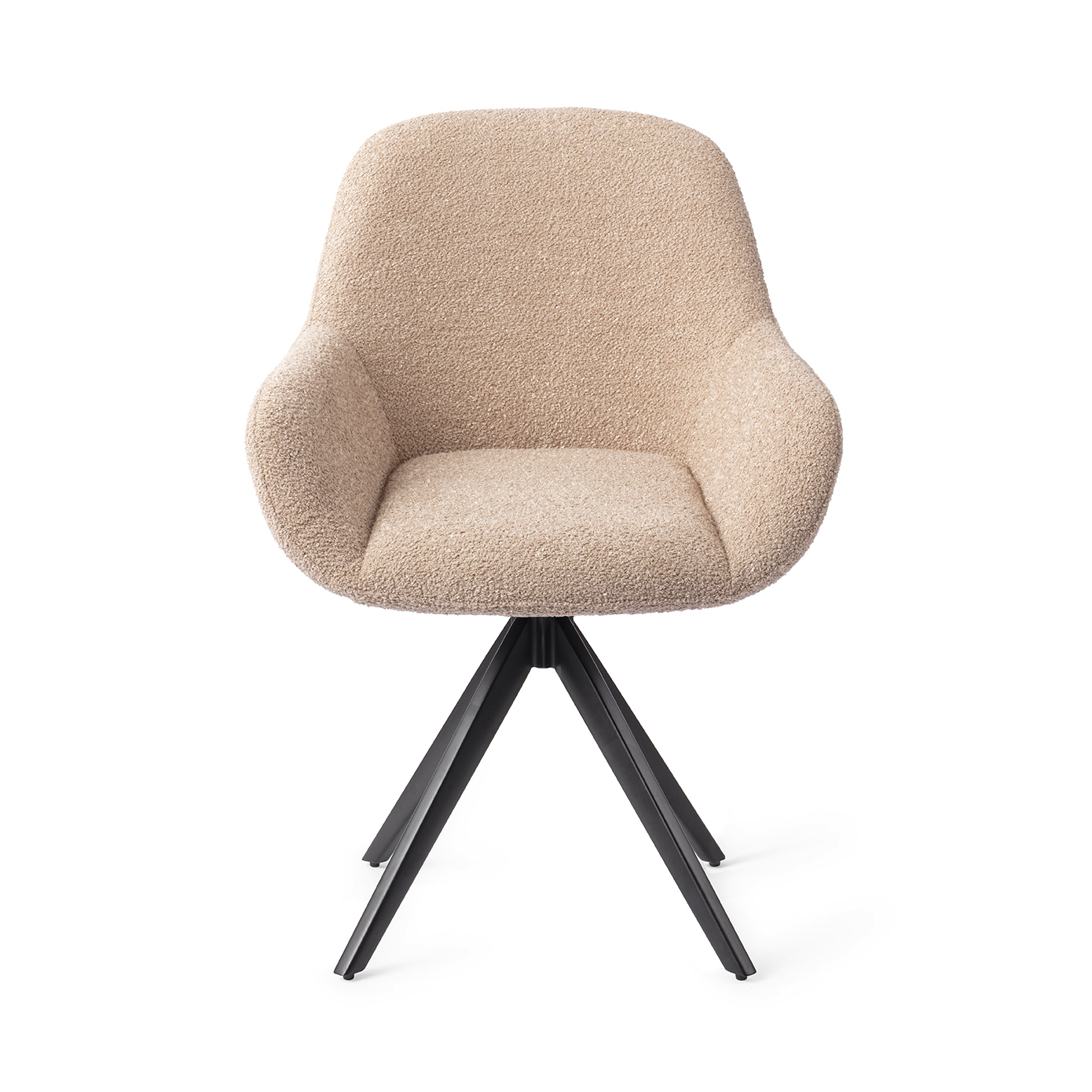 Jesper Home Esszimmerstuhl Kushi Flax Relax Turn Schwarz