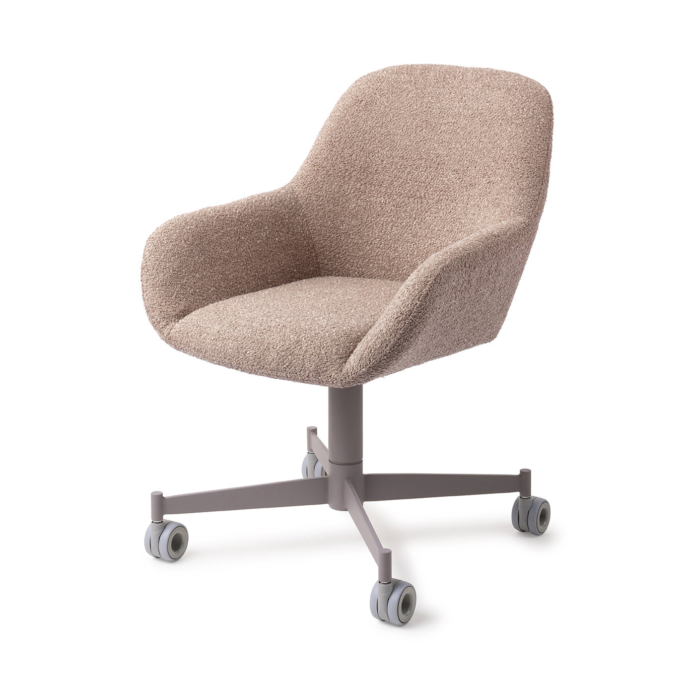 Jesper Home Esszimmerstuhl Kushi Stone Haze Caster Grau