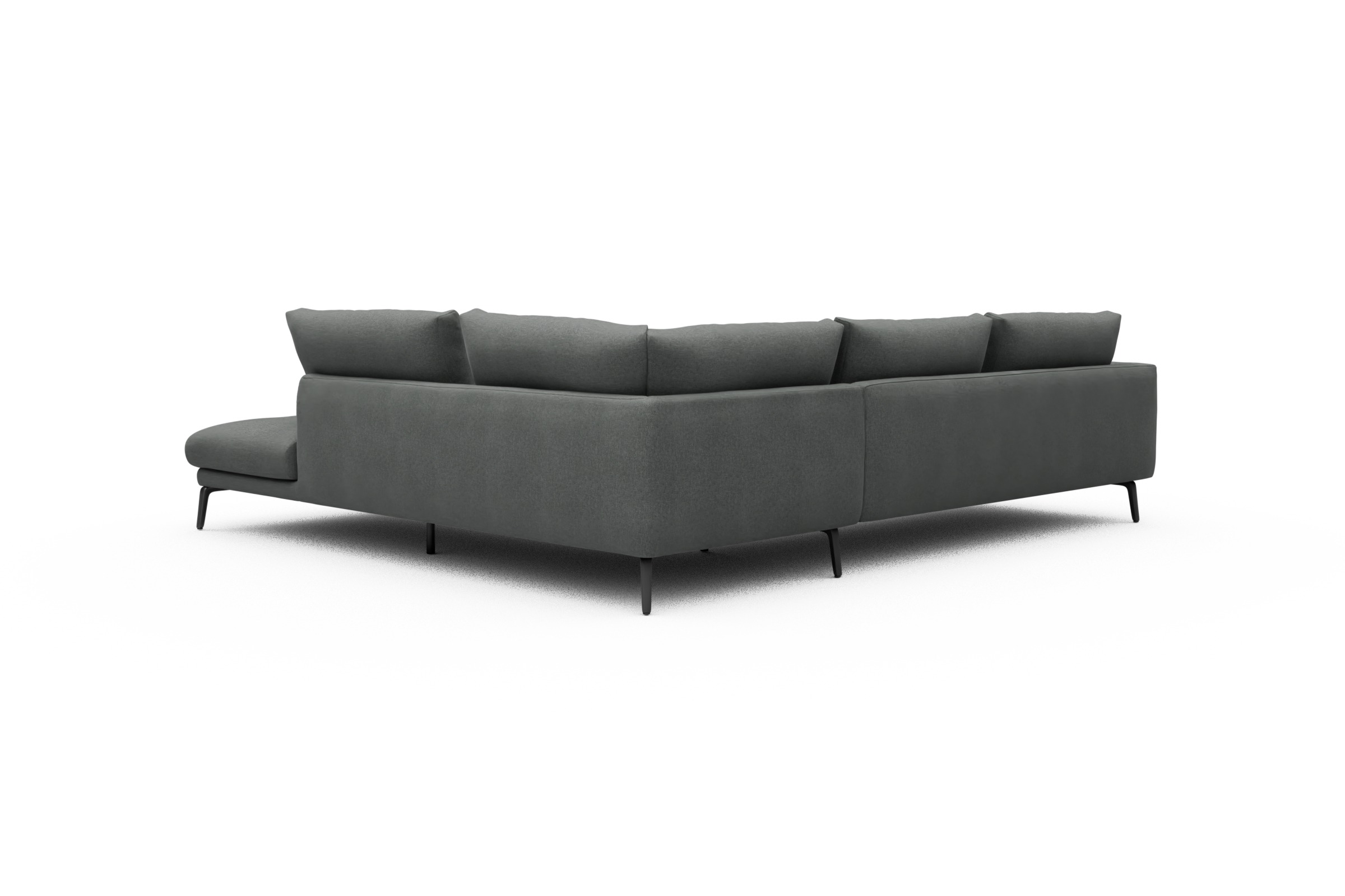 Ecksofa Karl Relax-Ecke rechts mit 2,5-Sitzer Satya-Steel