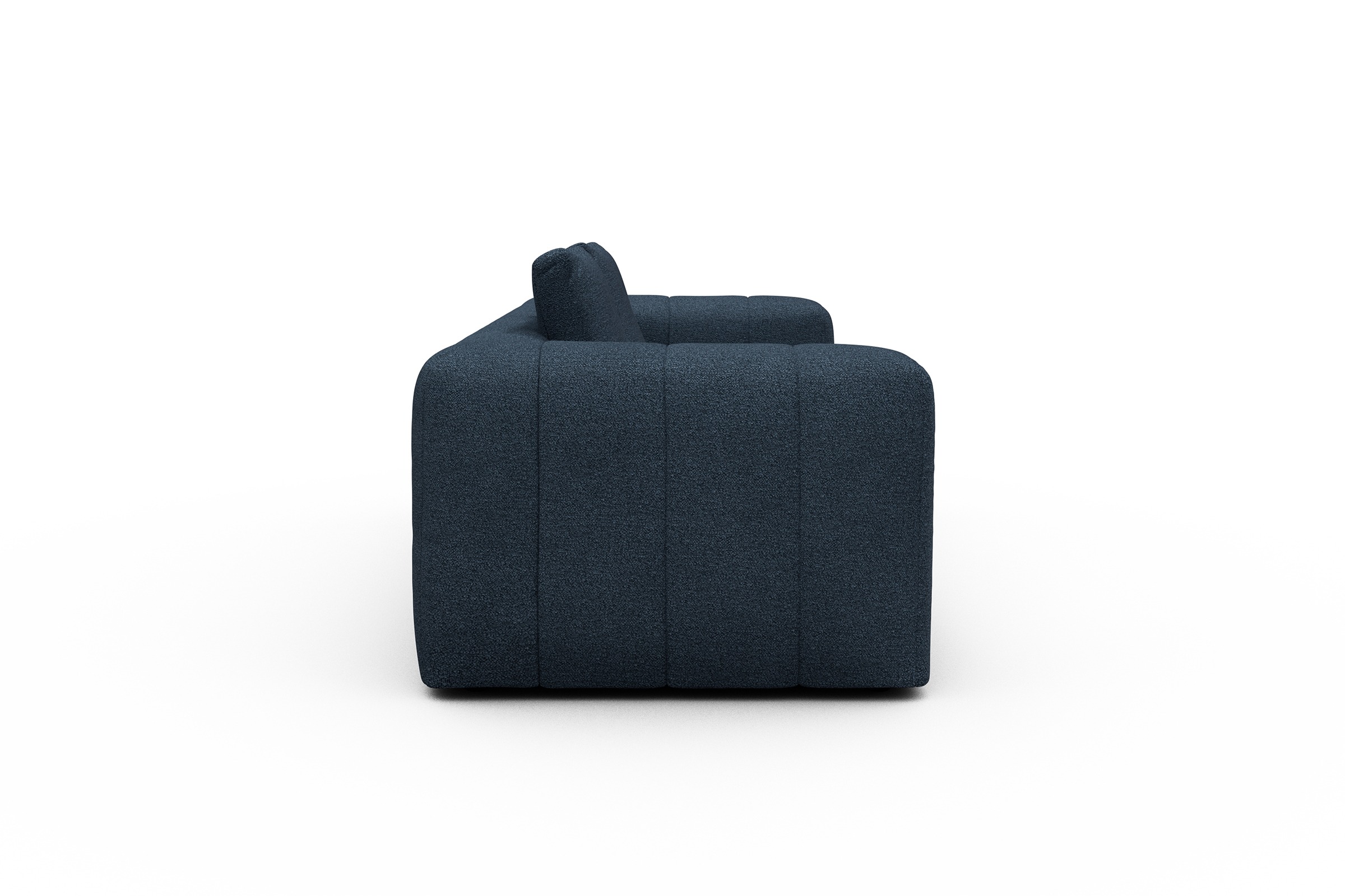 Sofa Hugo 3-Sitzer Boucle-Blue