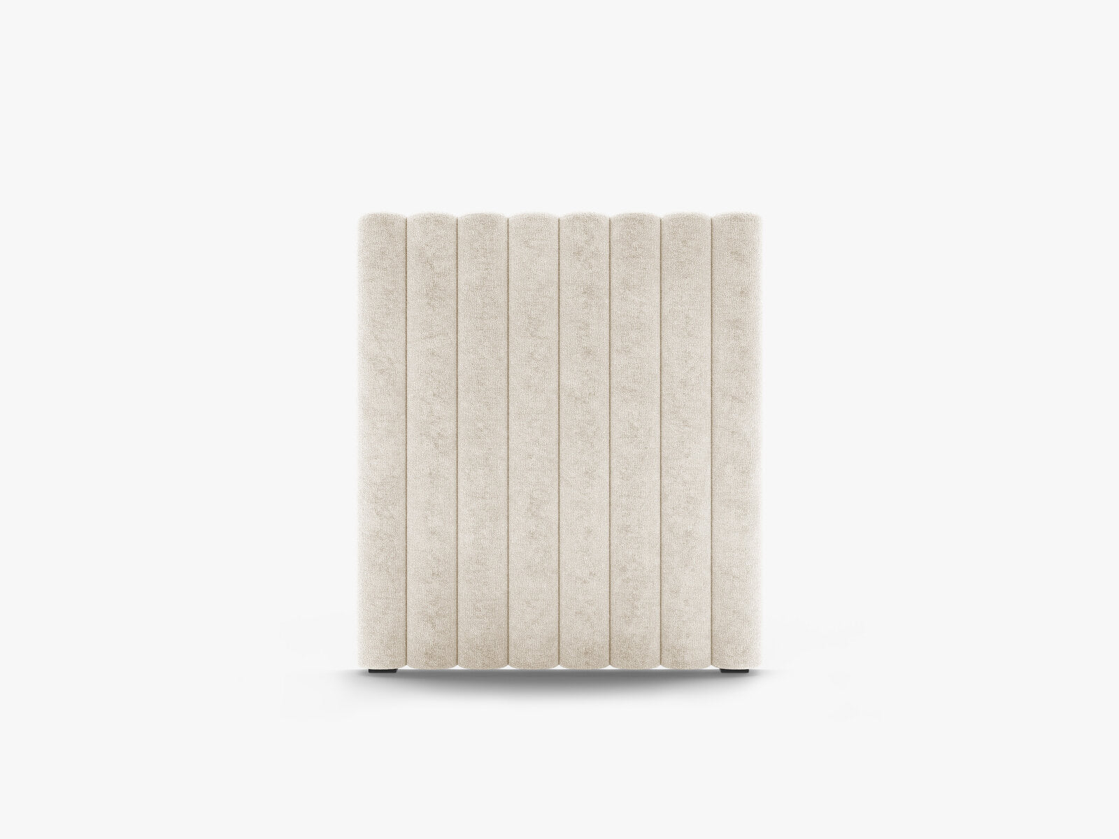 Micadoni Mistero Samtiger Kopfteil 80 cm Chenille Perfect Harmony Helles Beige 80x95