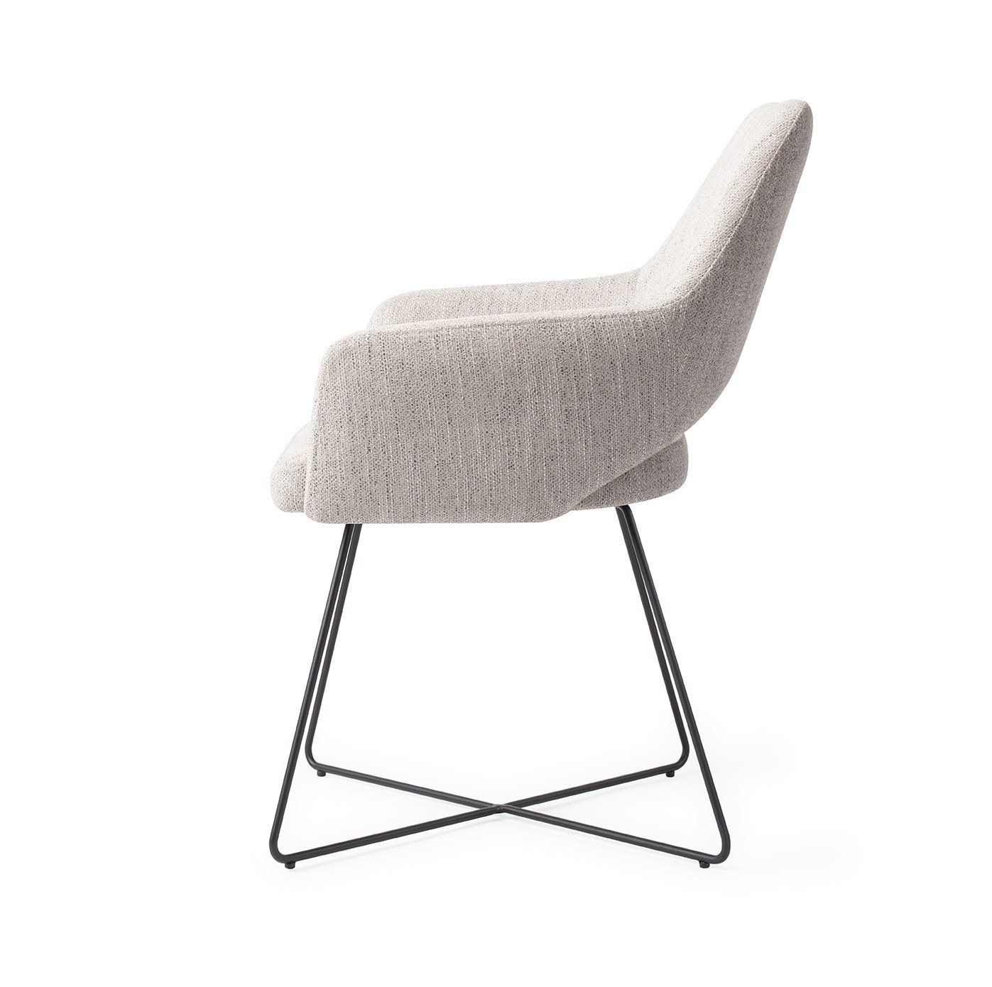 Jesper Home Esszimmerstuhl Yanai Pigeon Cross Schwarz