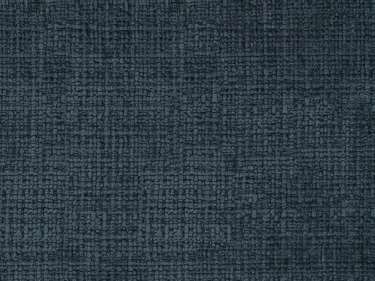 Bobochic Denise Wohnlandschaft mit Pouf Strukturstoff Dunkelblau Ecke links