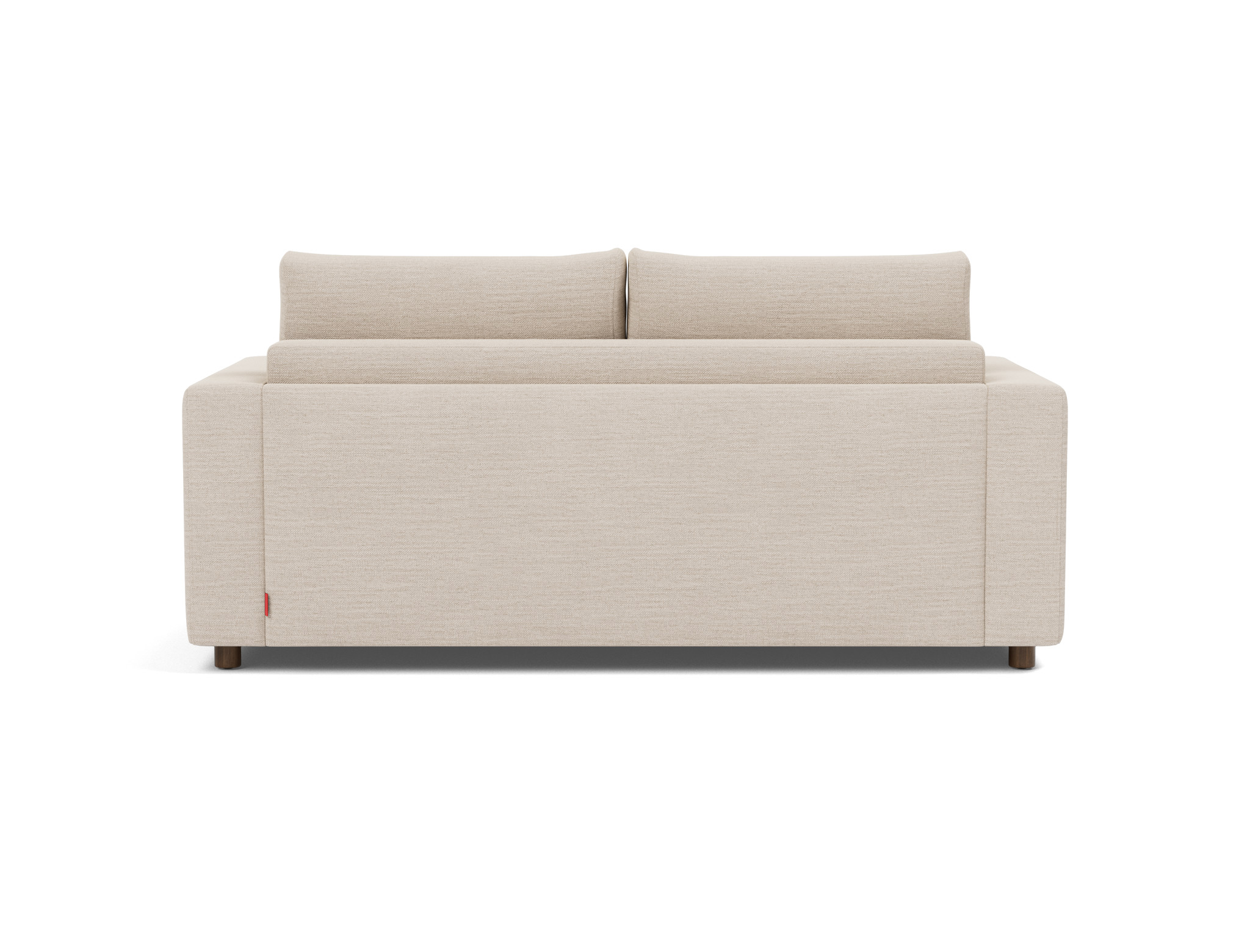 Schlafsofa Neah mit Standard-Armlehnen 160 Webstoff Blida 612-Sand-Grey