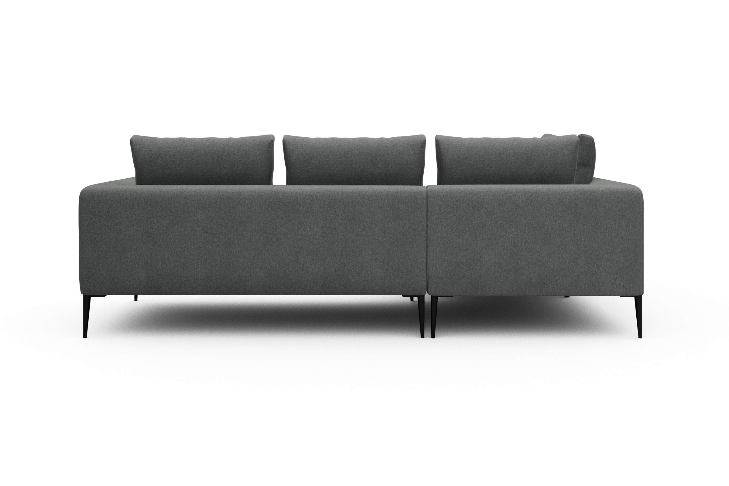 Ecksofa Paul Relax-Ecke links mit 2-Sitzer Satya-Steel