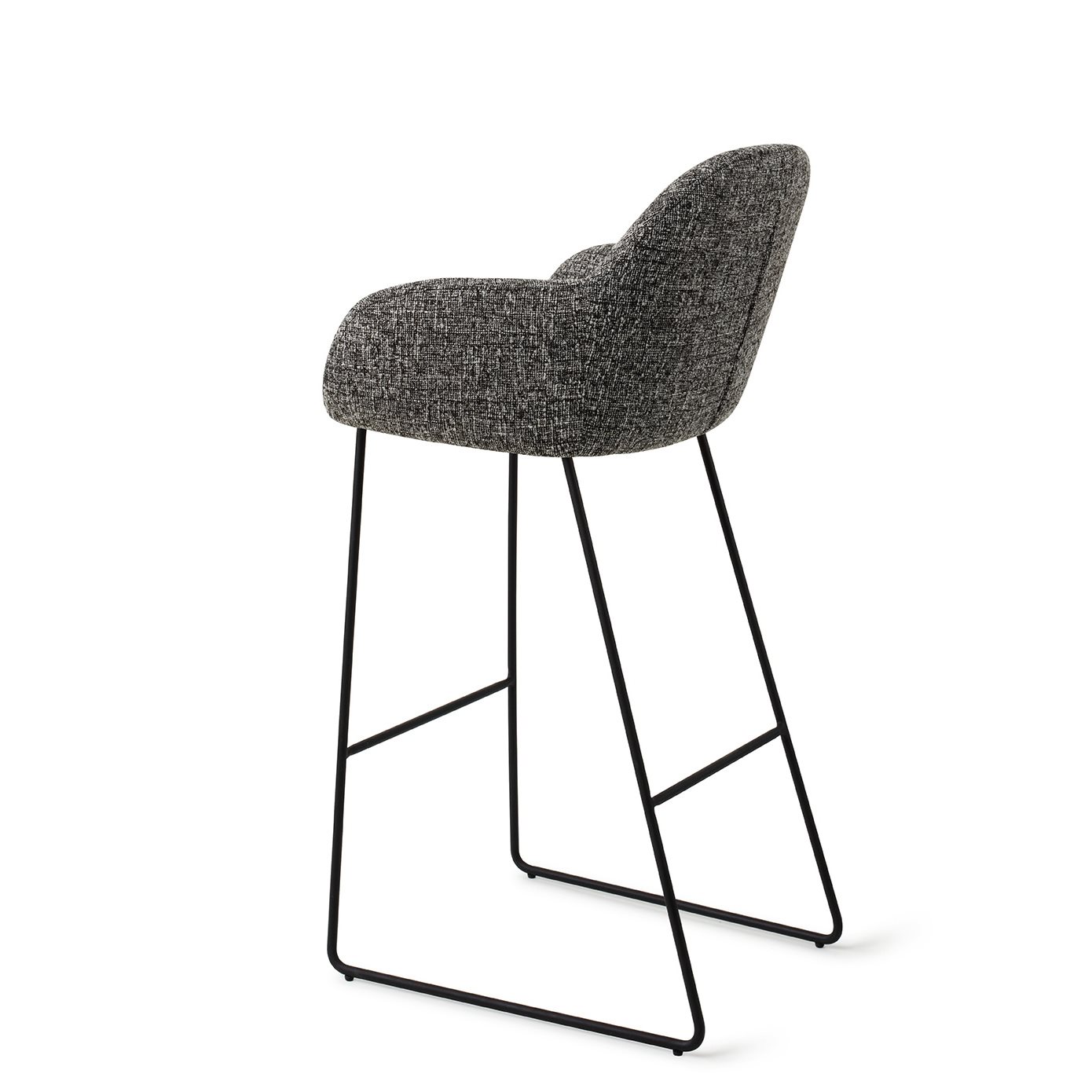 Jesper Home Barhocker Kushi Skyfall Slide Schwarz Tresenhöhe (65cm)