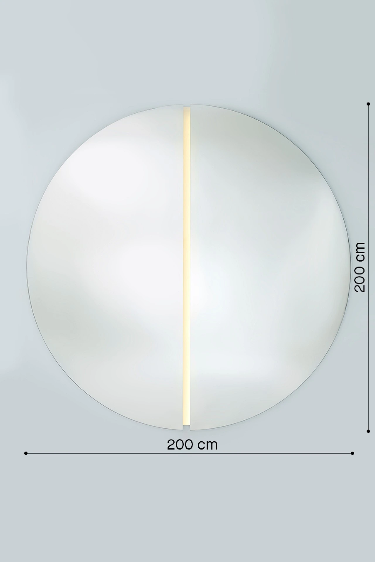 deKnudt Luna Light Round L – Maßzeichnung 8