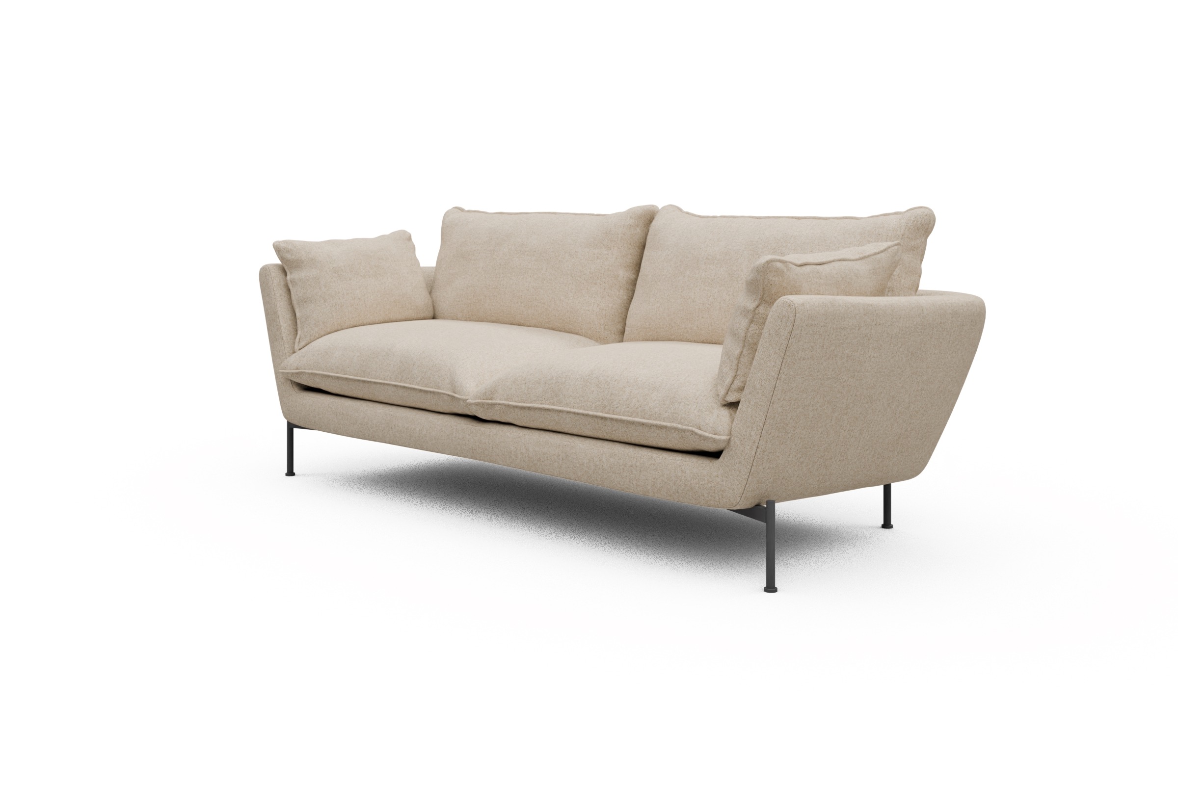 Sofa Anton PREMIUM 3-Sitzer Casone-Natural-Beige