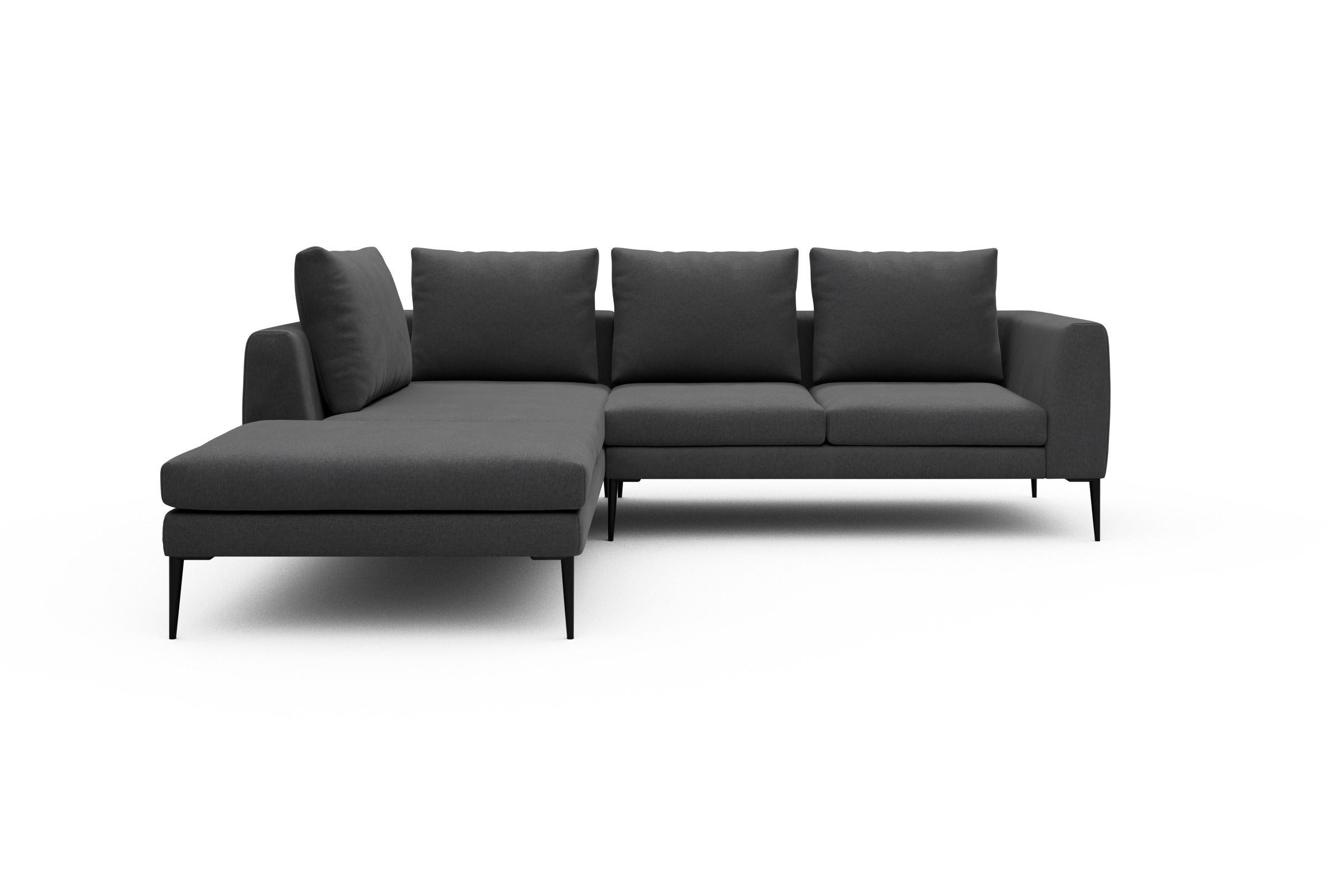 Skandi Home Ecksofa Paul Relax-Ecke links mit 2-Sitzer Satya-Zinc moebelfaktor