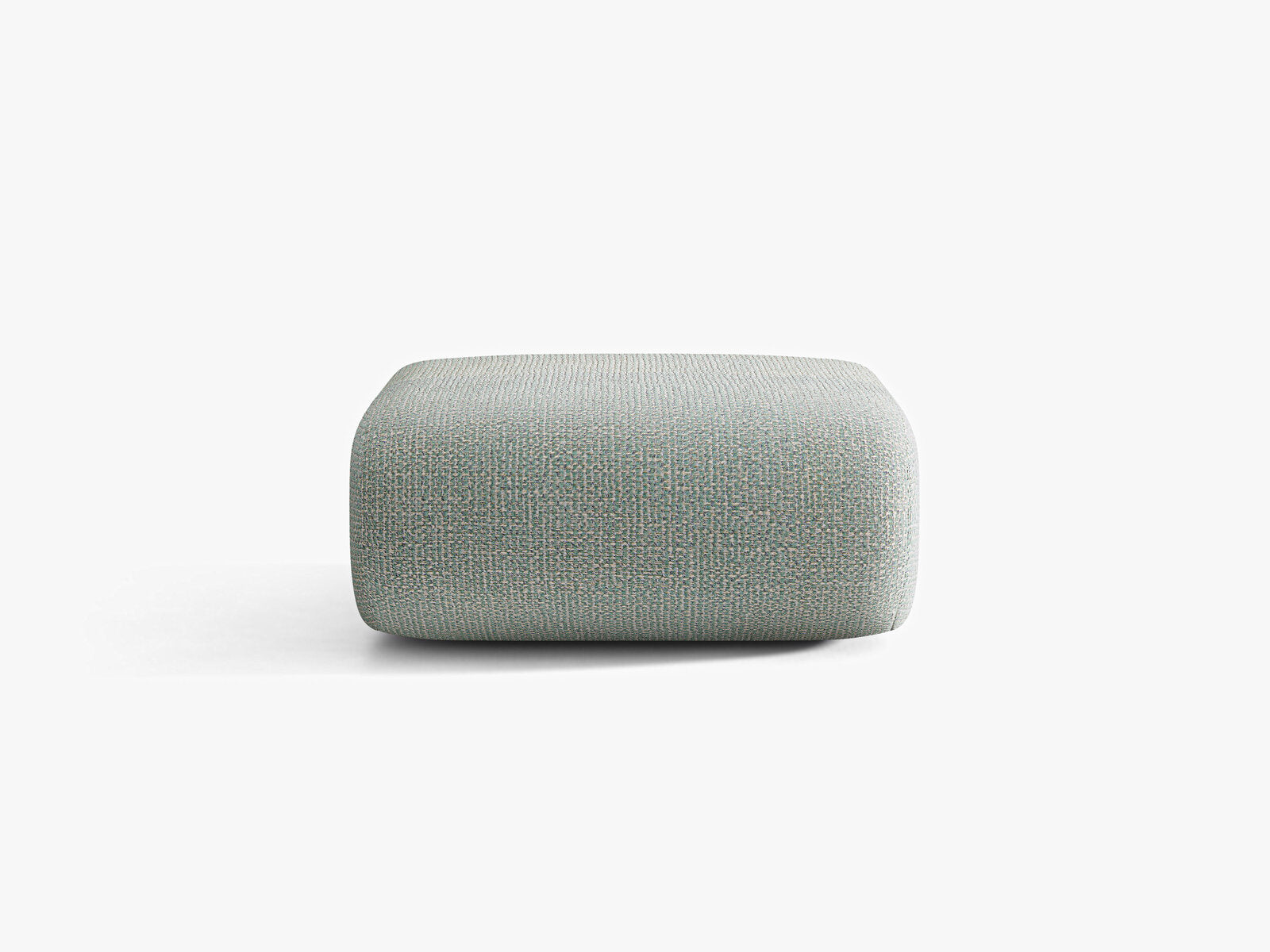 Micadoni Neo Pouf Chenille Silencio Gedämpftes Blau